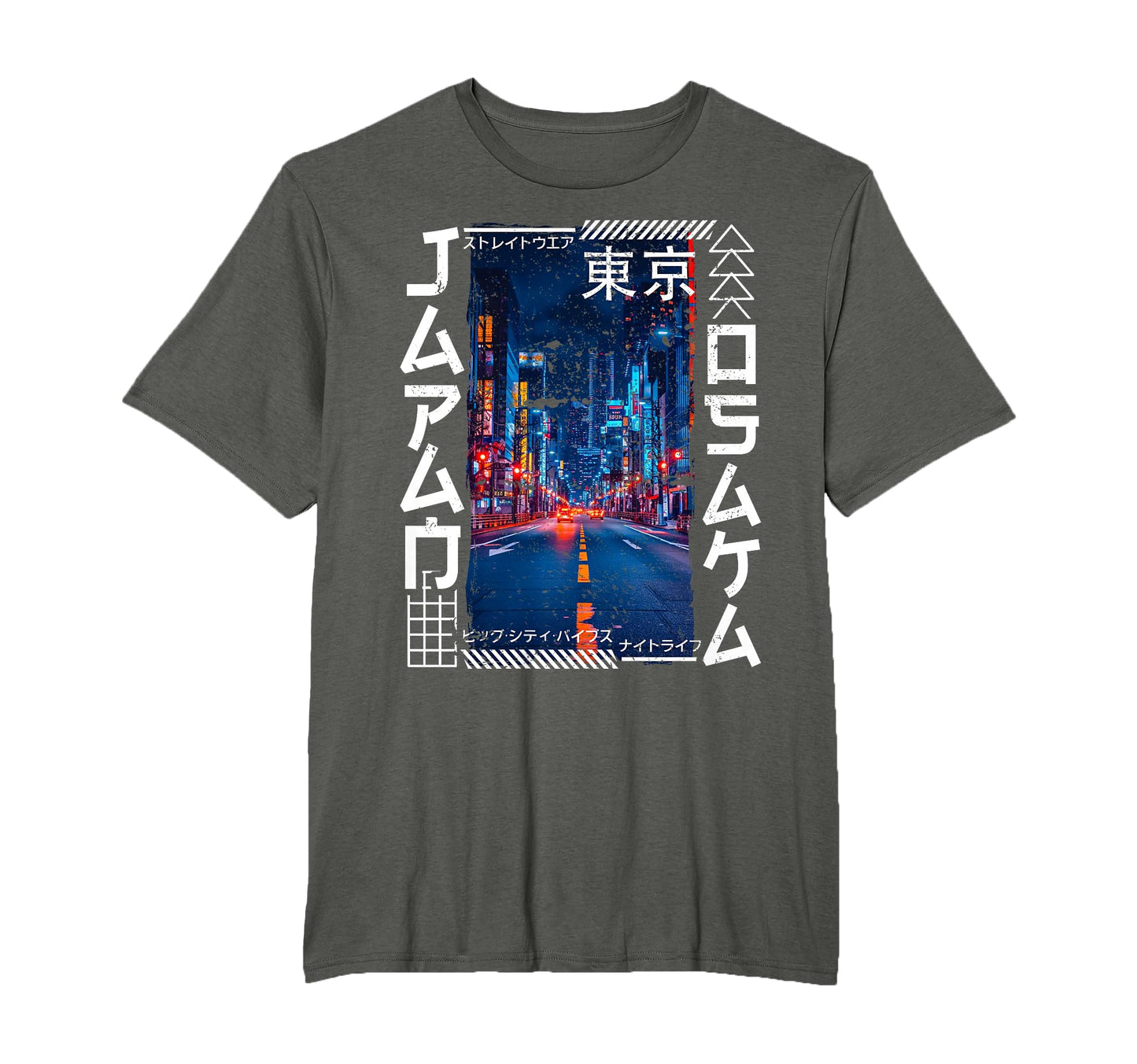 Osaka City Japan Aesthetics T-Shirt - Fun Novelty Design for Adults - T-Shirt, Sweatshirt, Hoodie