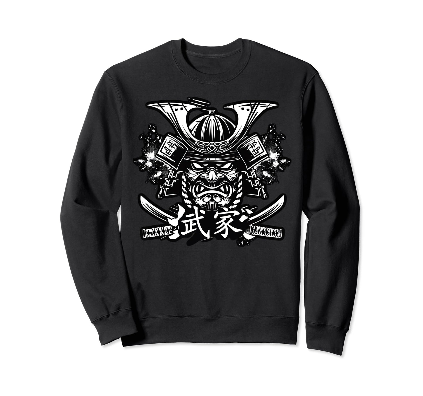 Bushido Code Samurai Warrior Sweatshirt - Minimalist Print for Adults - T-Shirt, Sweatshirt, Hoodie