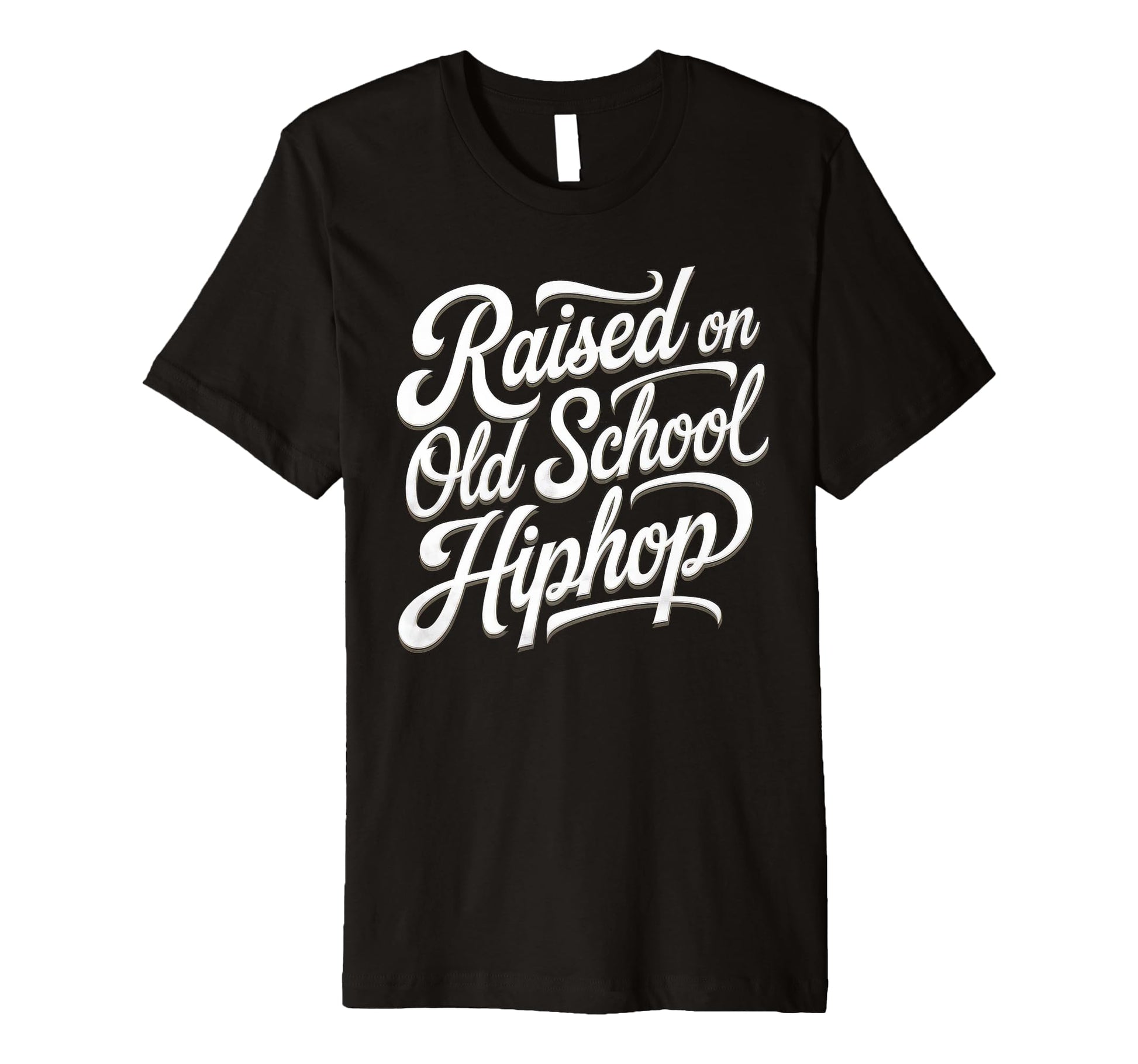 Raised Old School Hip Hop Cassette T-Shirt - Minimalist Print Men Women - T-Shirt, Sweatshirt, Hoodie