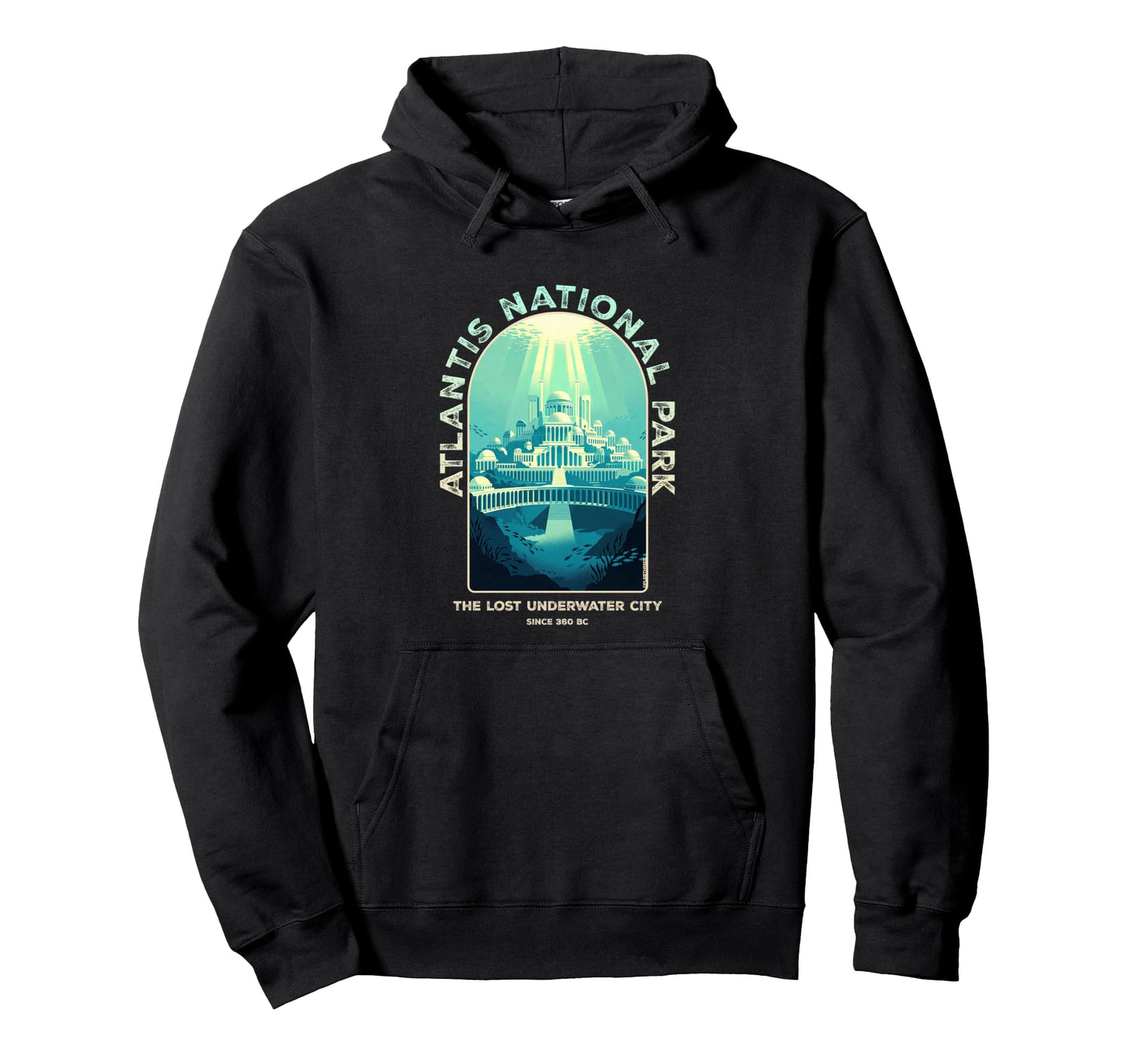 Atlantis National Park Lost Hoodie - Casual Everyday Wear Men Women - T-Shirt, Sweatshirt, Hoodie