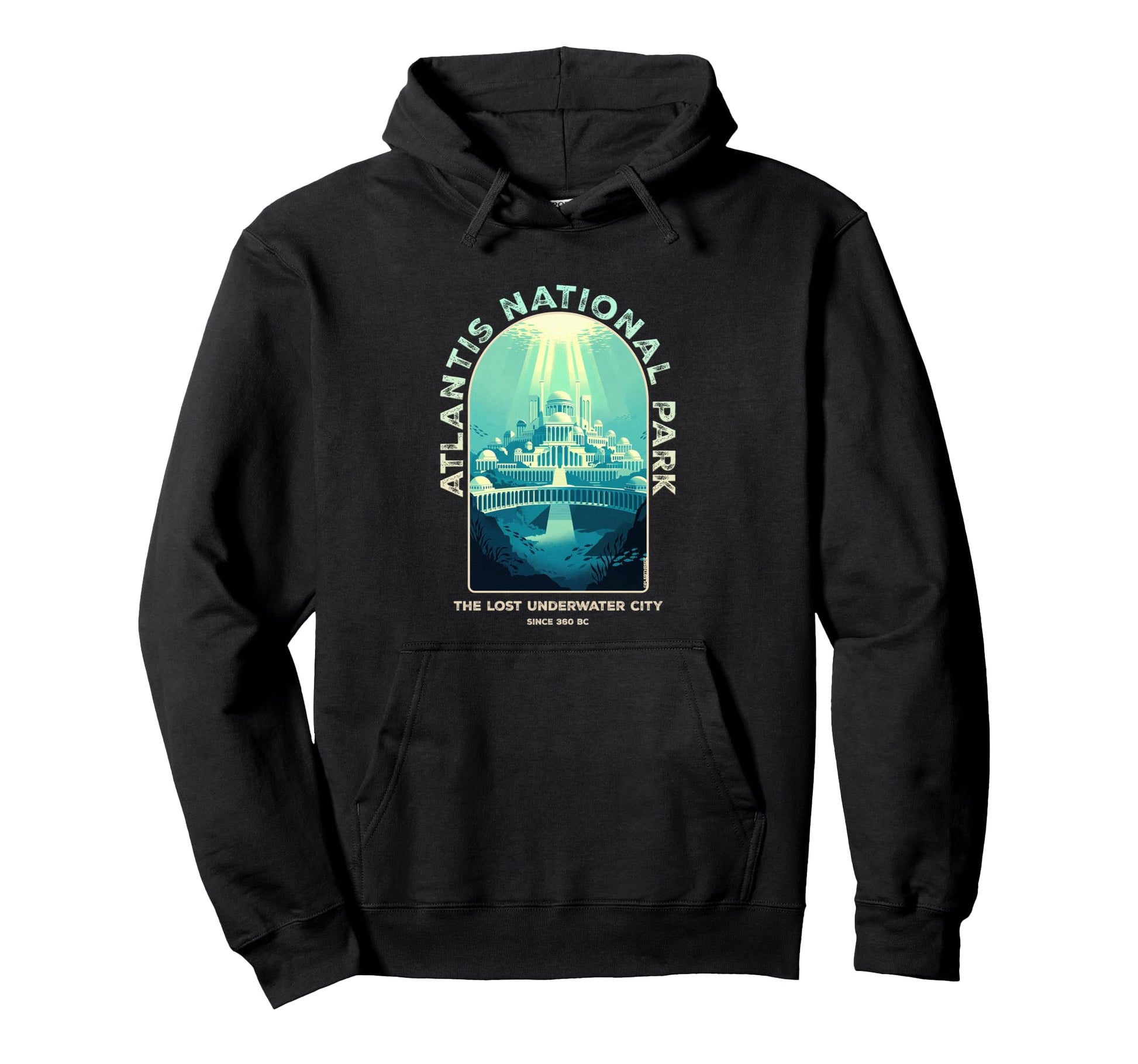Atlantis National Park Lost Hoodie - Casual Everyday Wear Men Women - T-Shirt, Sweatshirt, Hoodie