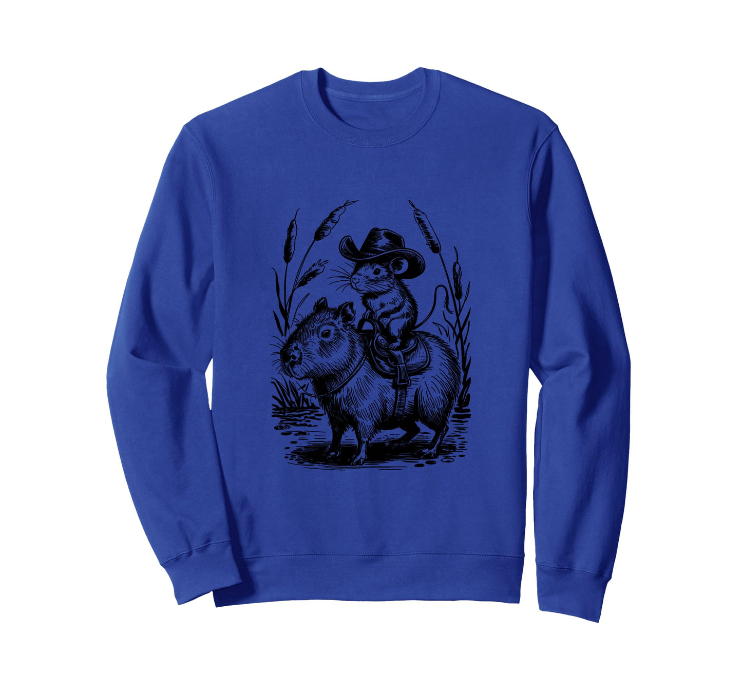 Capybara Rodent Funny Capybara Mouse Sweatshirt - Graphic Print for Adults - T-Shirt, Sweatshirt, Hoodie