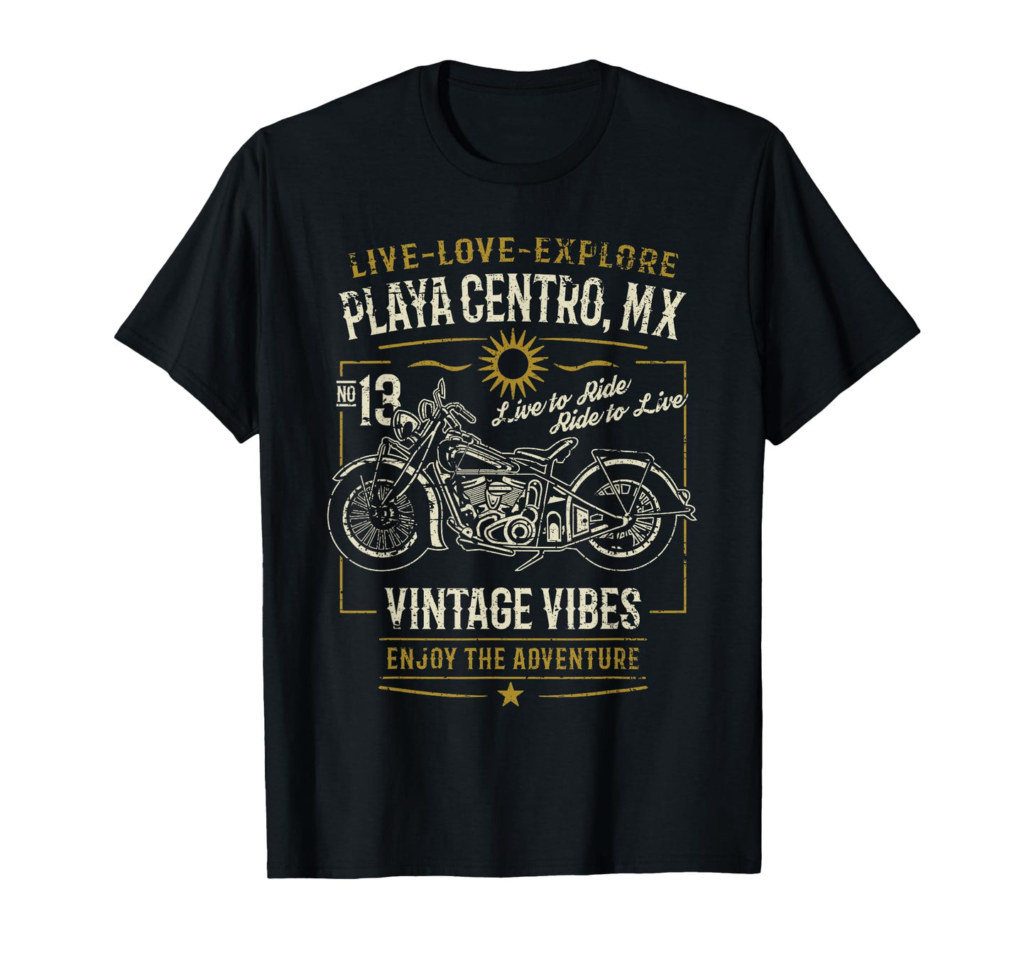 Playa Centro Mx Mexico Distressed T-Shirt - Streetwear Style Men Women - T-Shirt, Sweatshirt, Hoodie