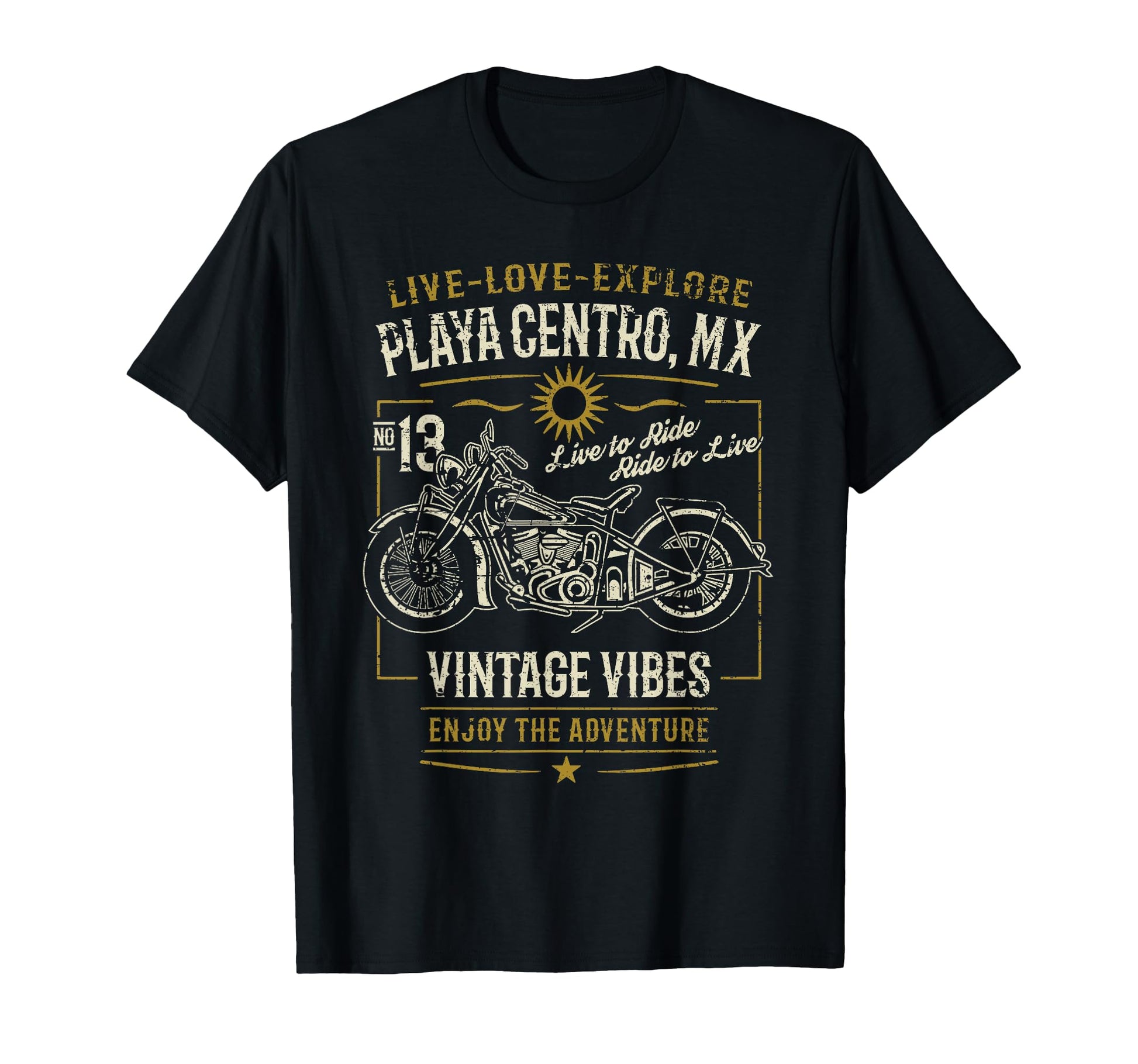 Playa Centro Mx Mexico Distressed T-Shirt - Streetwear Style Men Women - T-Shirt, Sweatshirt, Hoodie