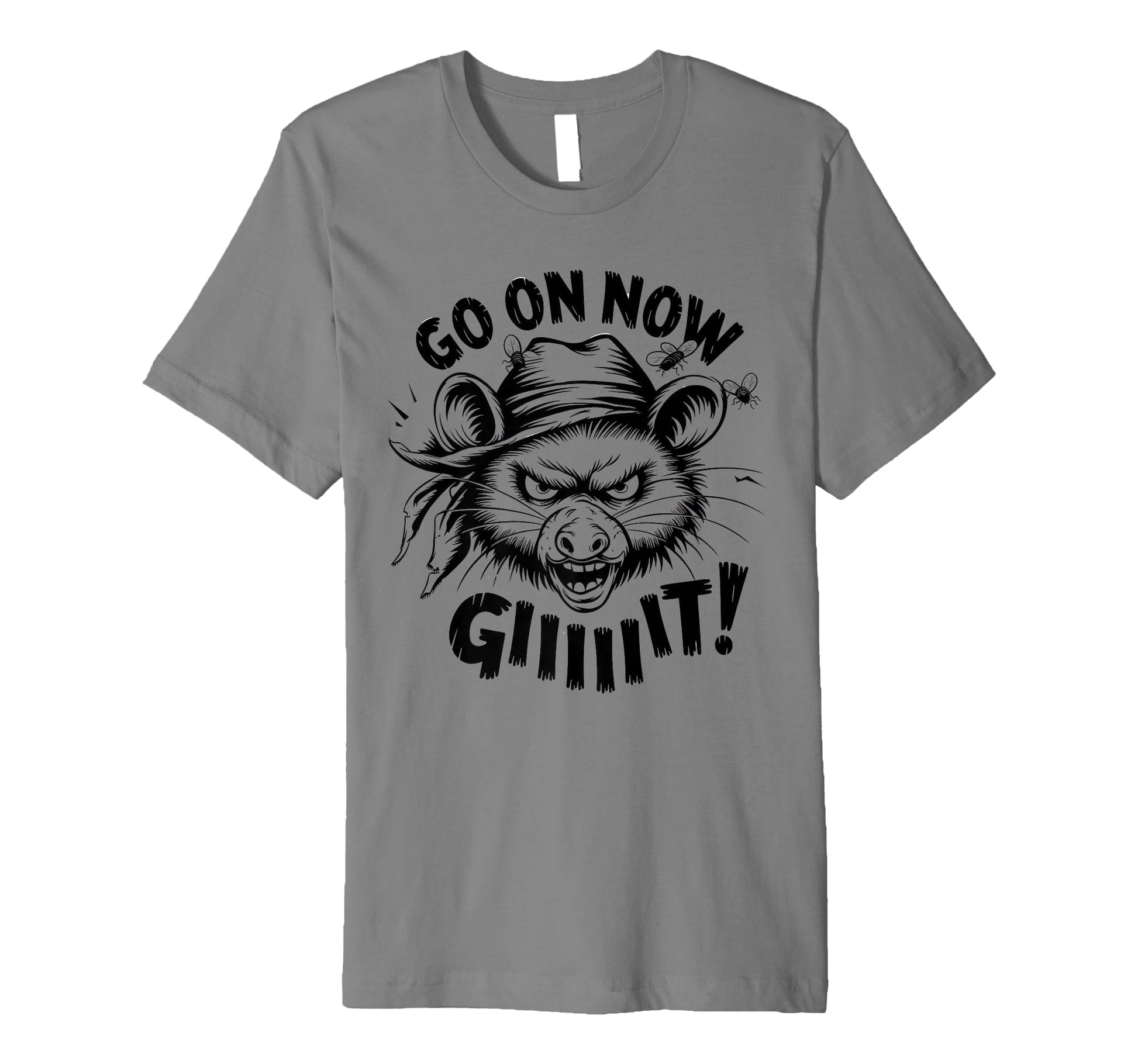 Go Now Git Cowboy Opossum Country T-Shirt - Streetwear Style for Adults - T-Shirt, Sweatshirt, Hoodie