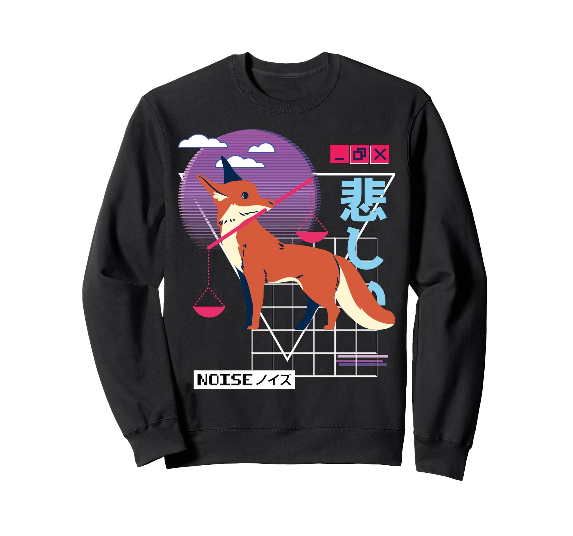 Vaporwave Kawaii Aesthetic Sweatshirt - Novelty Apparel for Adults - T-Shirt, Sweatshirt, Hoodie
