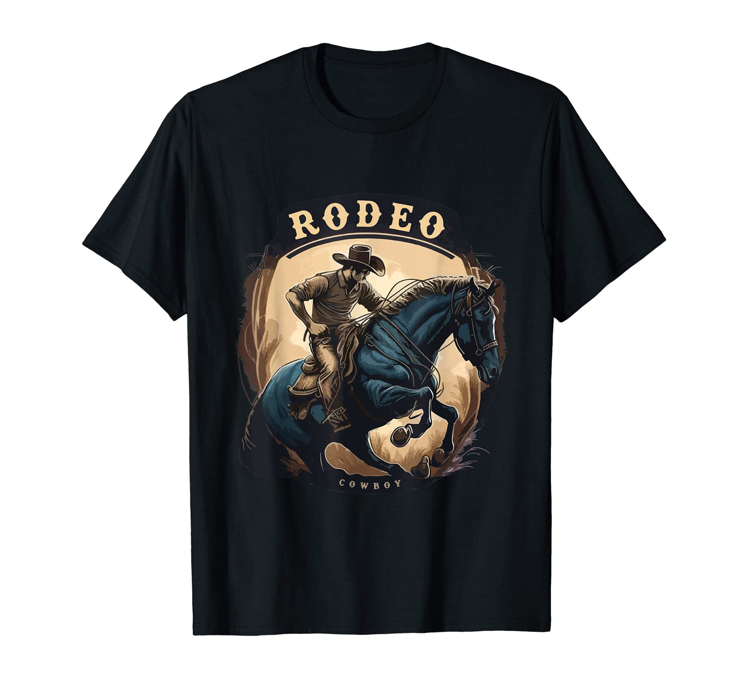 Western Horse Riding Rodeo Rider T-Shirt - Streetwear Style for Adults - T-Shirt, Sweatshirt, Hoodie