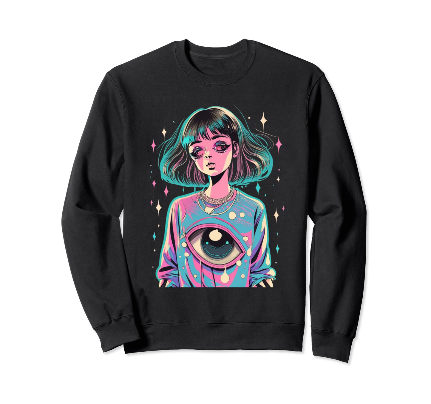 Synthwave Vaporwave Aesthetic Sad Sweatshirt - Streetwear Style Men Women - T-Shirt, Sweatshirt, Hoodie