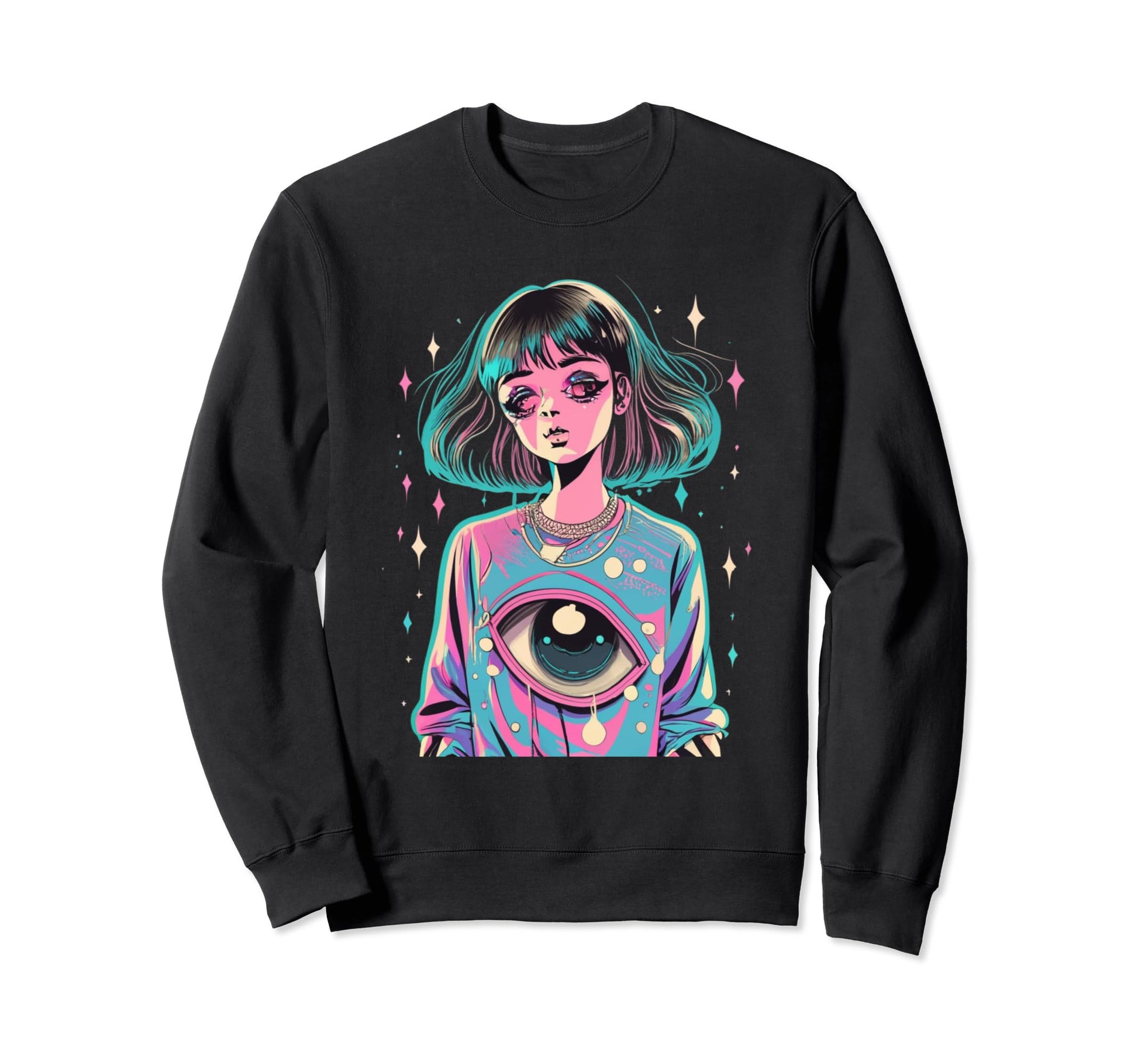 Synthwave Vaporwave Aesthetic Sad Sweatshirt - Streetwear Style Men Women - T-Shirt, Sweatshirt, Hoodie