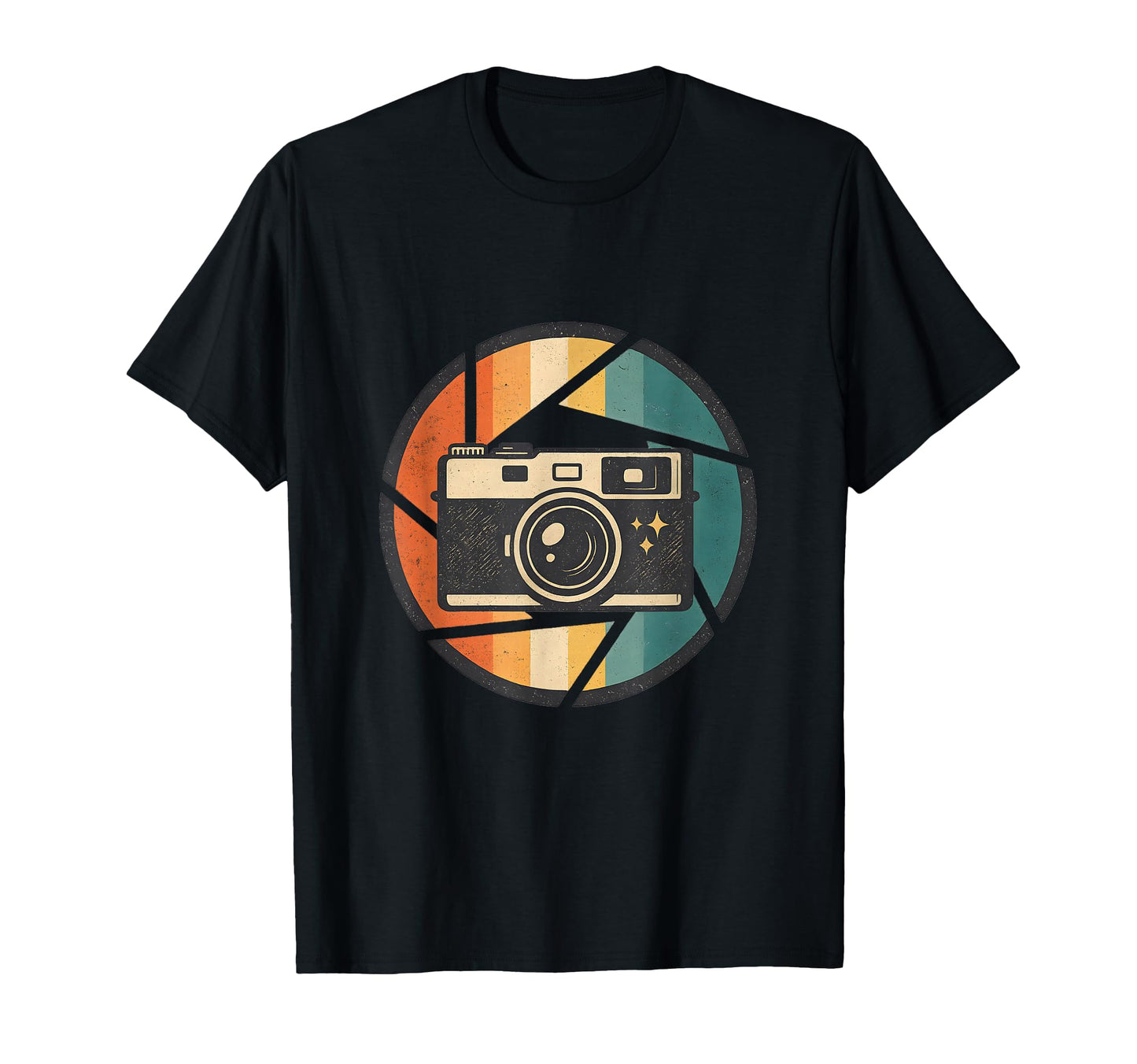 Camera Aperture Photographer Lover T-Shirt - Trendy Graphic for Adults - T-Shirt, Sweatshirt, Hoodie