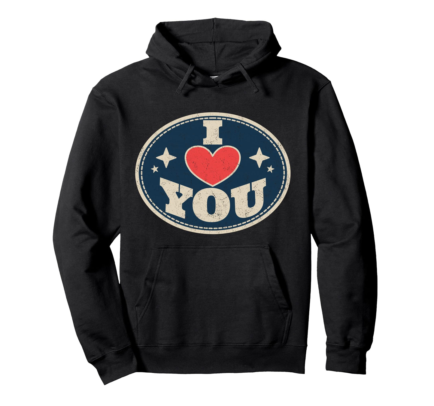 I Heart You Western Country Valentine Hoodie - Novelty Apparel Unisex - T-Shirt, Sweatshirt, Hoodie