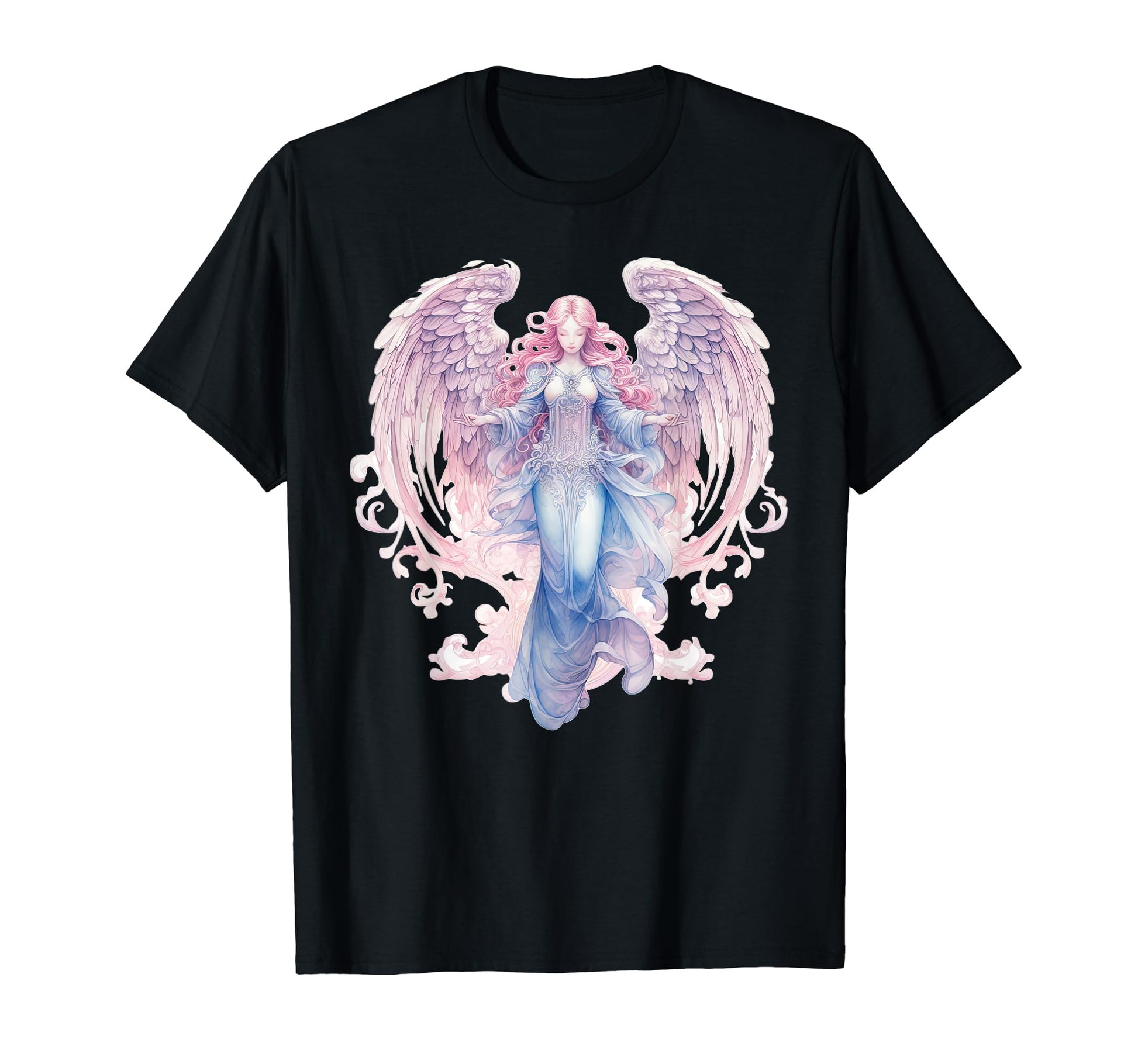 Virgo Zodiac Sign Angel Vaporwave T-Shirt - Aesthetic Graphic for Adults - T-Shirt, Sweatshirt, Hoodie