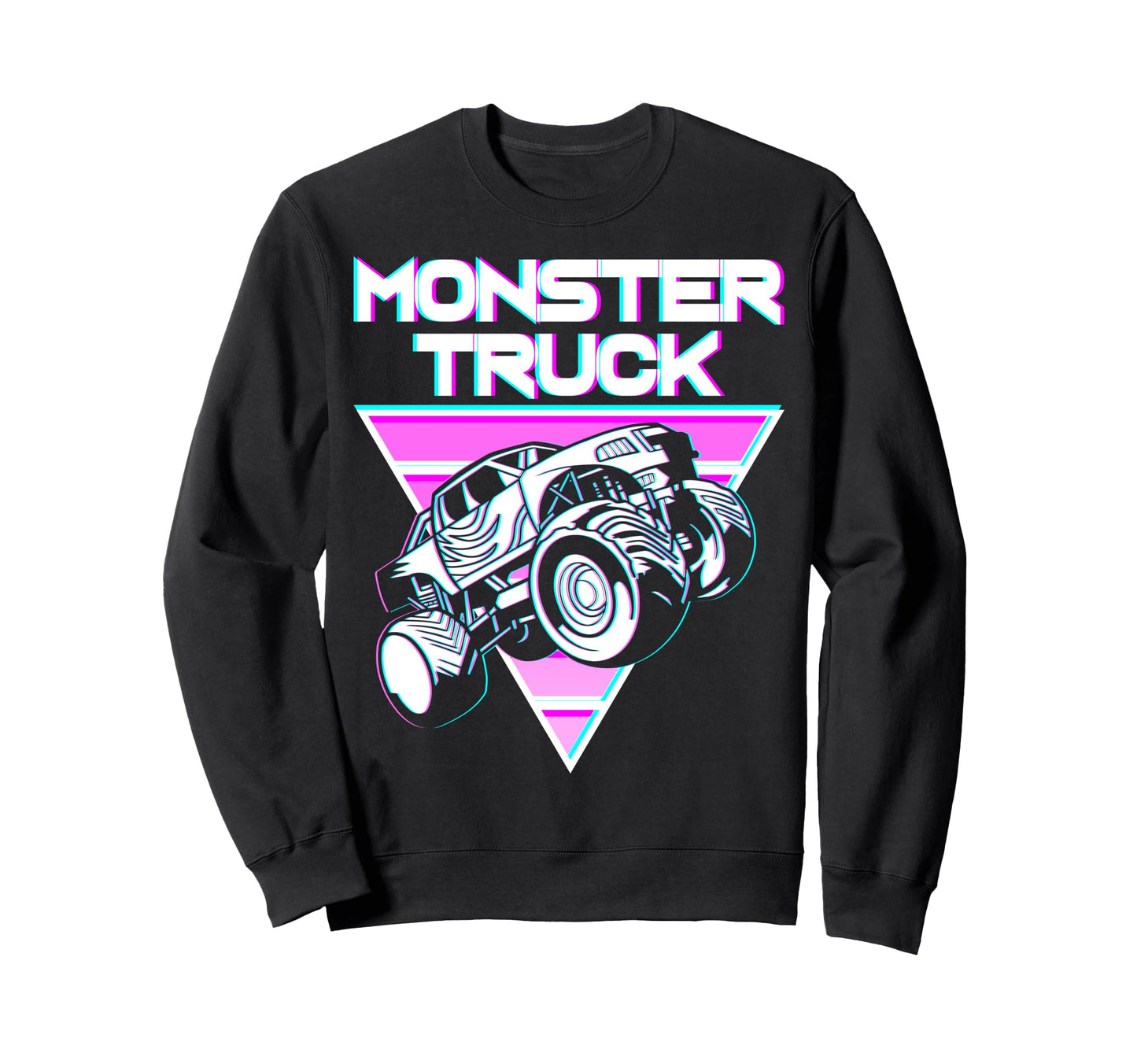 Vaporwave Aesthetic Monster Sweatshirt - Casual Everyday Wear Men Women - T-Shirt, Sweatshirt, Hoodie