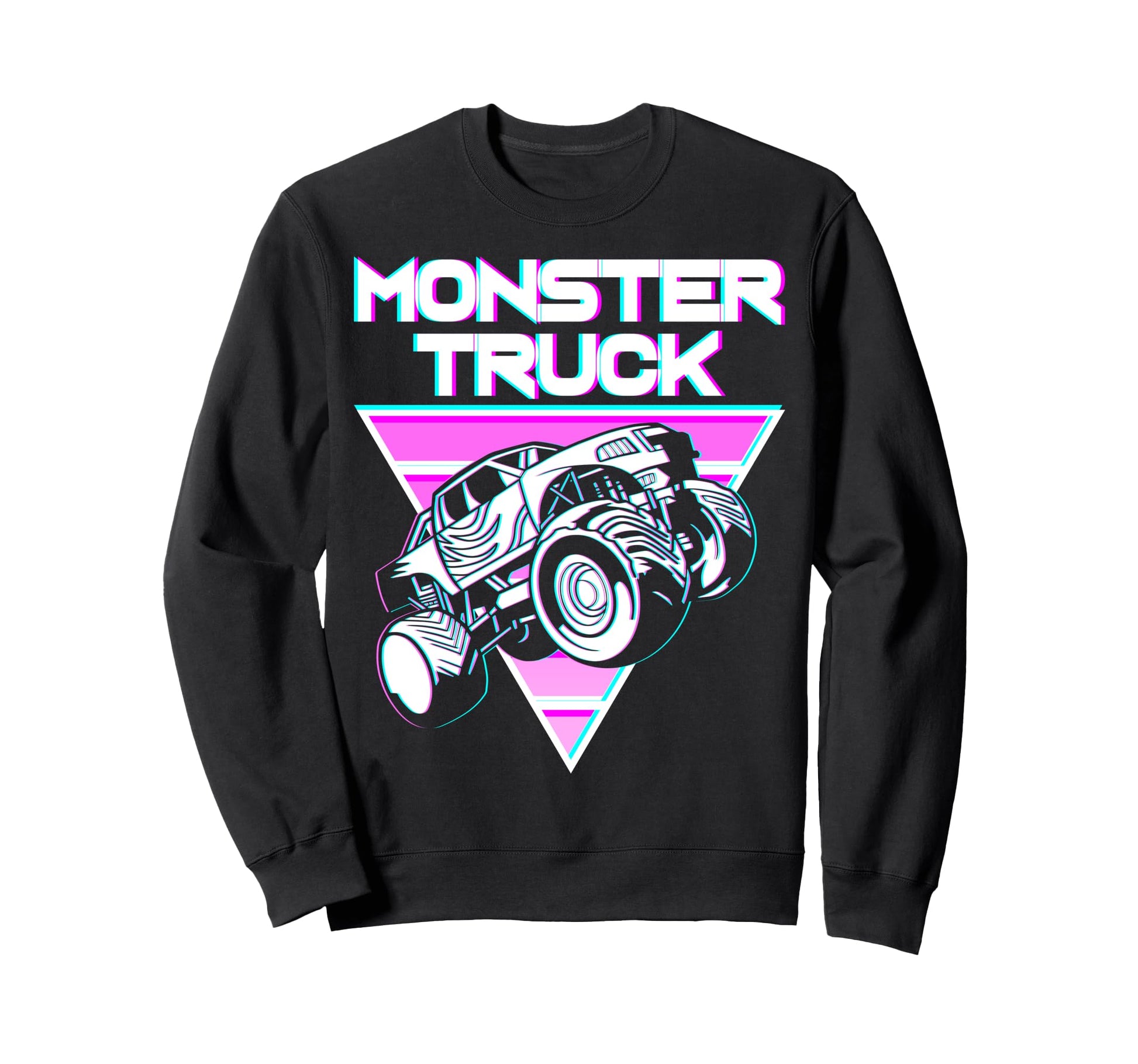 Vaporwave Aesthetic Monster Sweatshirt - Casual Everyday Wear Men Women - T-Shirt, Sweatshirt, Hoodie