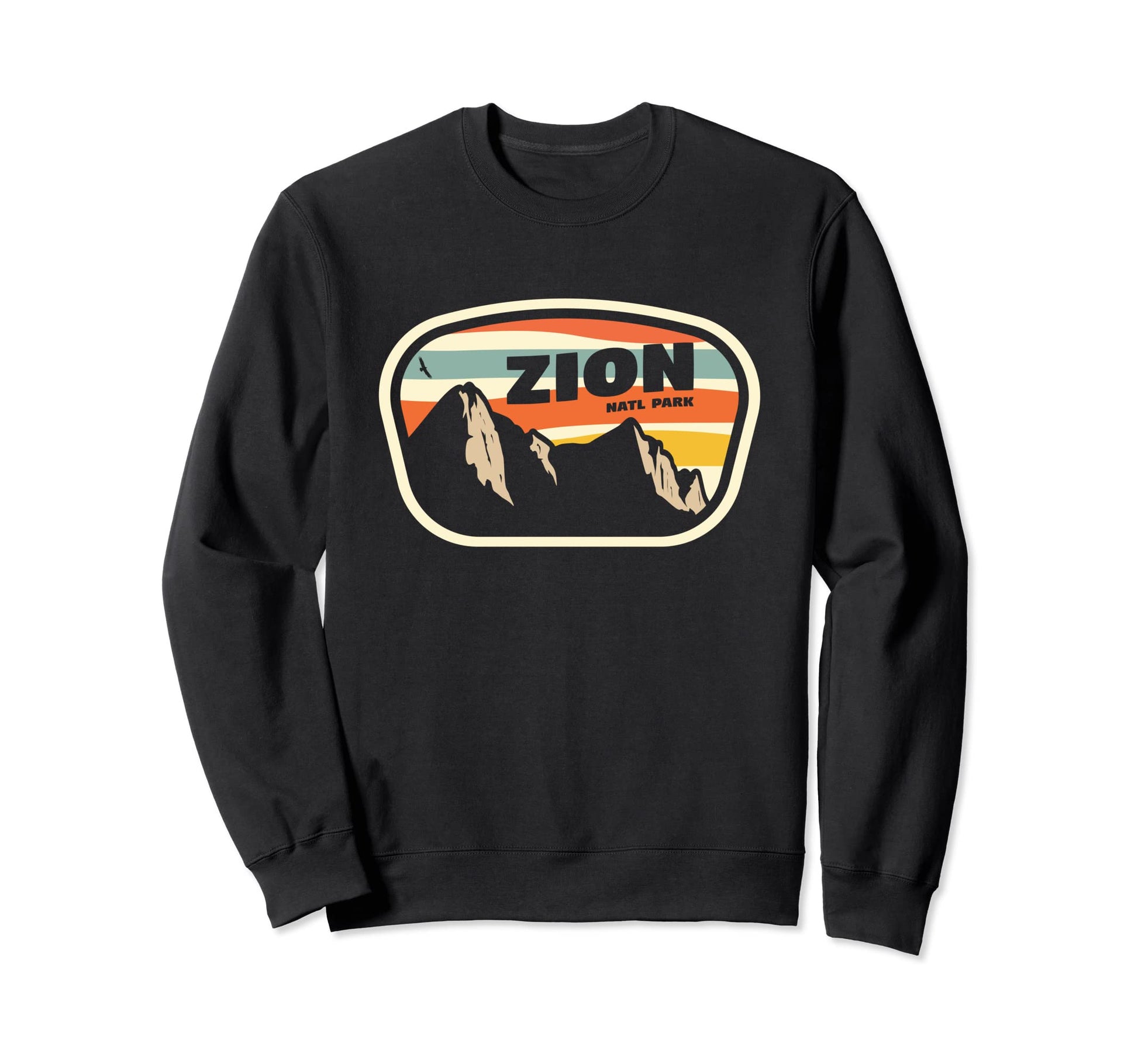 Zion National Park Utah Gift Sweatshirt - Custom Art Print Unisex - T-Shirt, Sweatshirt, Hoodie