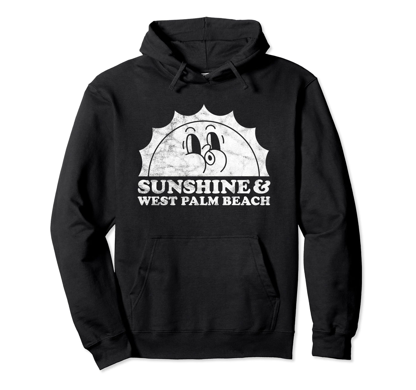 Sunshine And West Palm Beach Hoodie - Casual Everyday Wear for Adults - T-Shirt, Sweatshirt, Hoodie