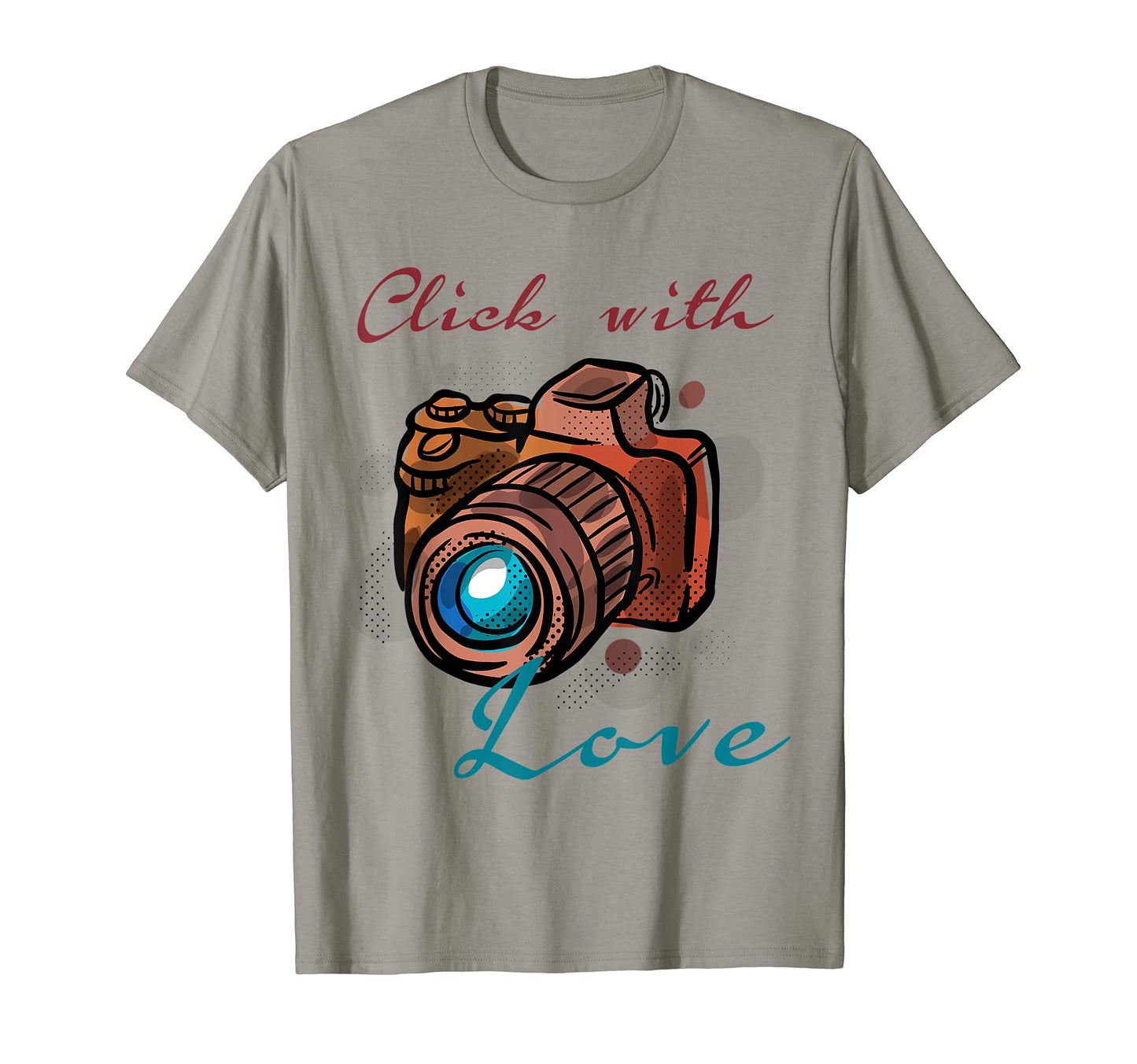 Click Love Camera Photography T-Shirt - Casual Everyday Wear for Adults - T-Shirt, Sweatshirt, Hoodie