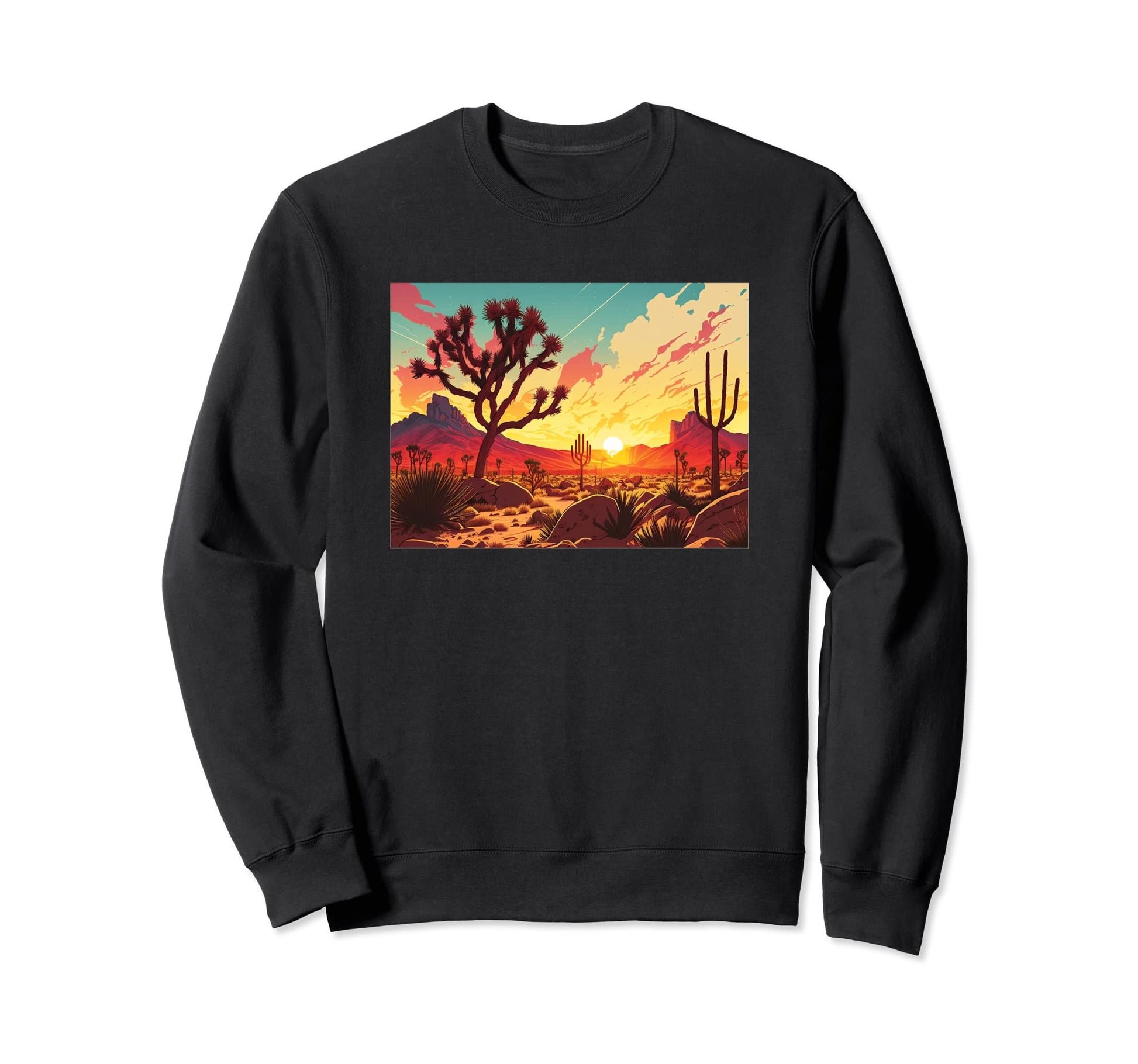 Joshua Tree National Park Desert Sweatshirt - Graphic Print for Adults - T-Shirt, Sweatshirt, Hoodie
