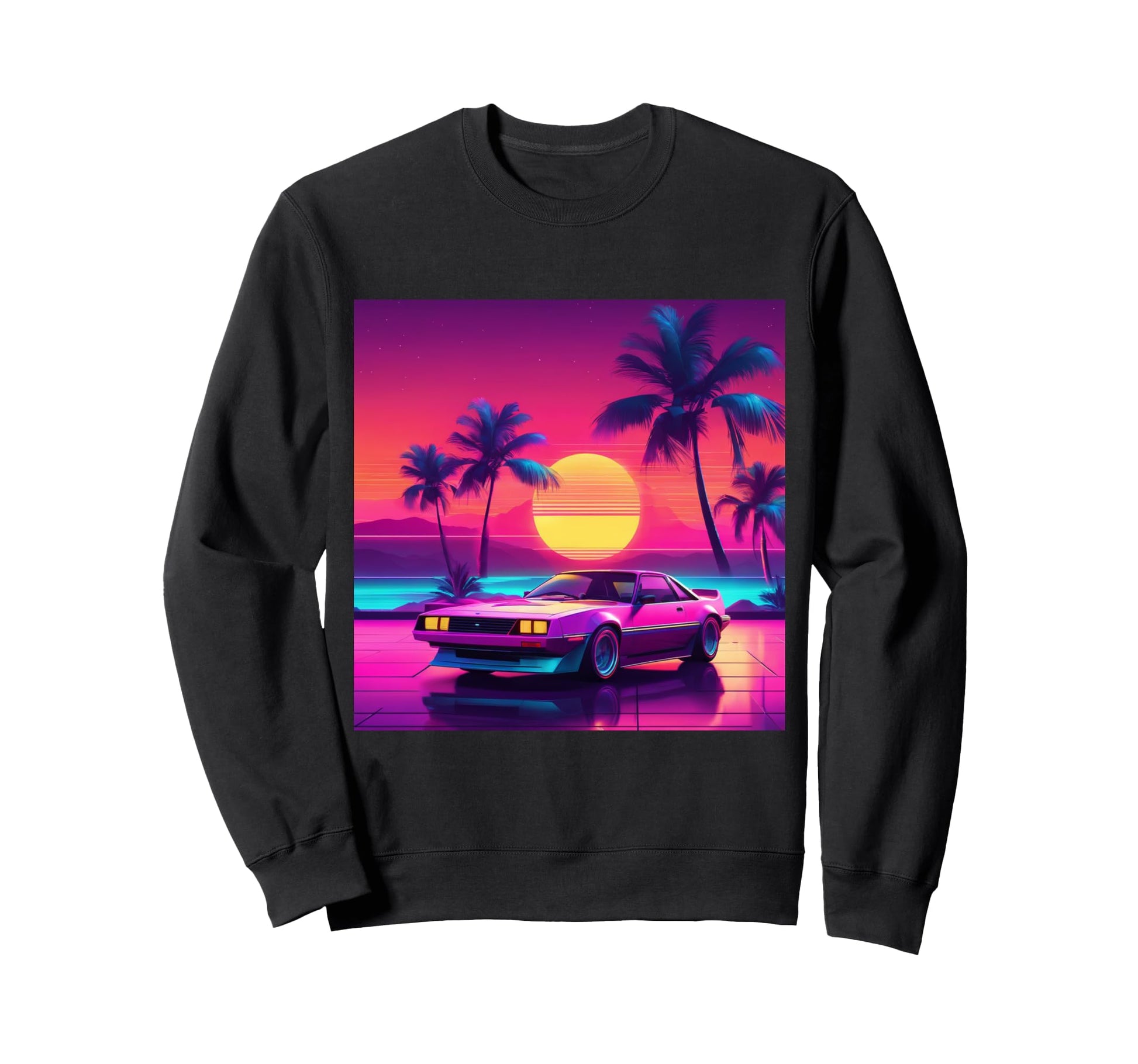 Jdm Japan Car 80S Vaporwave Sweatshirt - Unique Graphic Men Women - T-Shirt, Sweatshirt, Hoodie