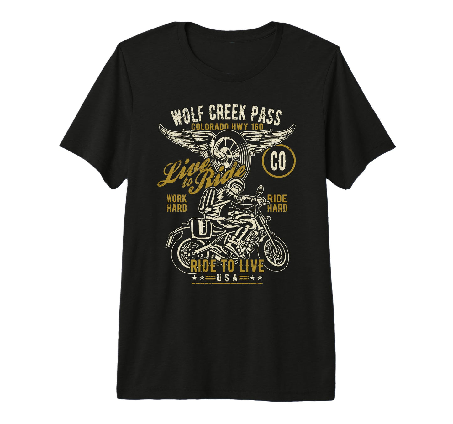 Wolf Creek Pass Hwy 160 Co Usa T-Shirt - Aesthetic Graphic Unisex - T-Shirt, Sweatshirt, Hoodie
