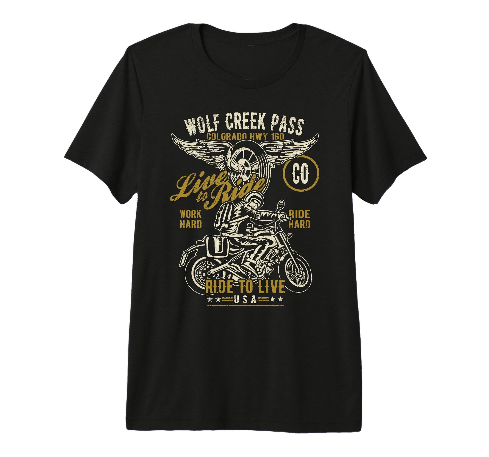 Wolf Creek Pass Hwy 160 Co Usa T-Shirt - Aesthetic Graphic Unisex - T-Shirt, Sweatshirt, Hoodie