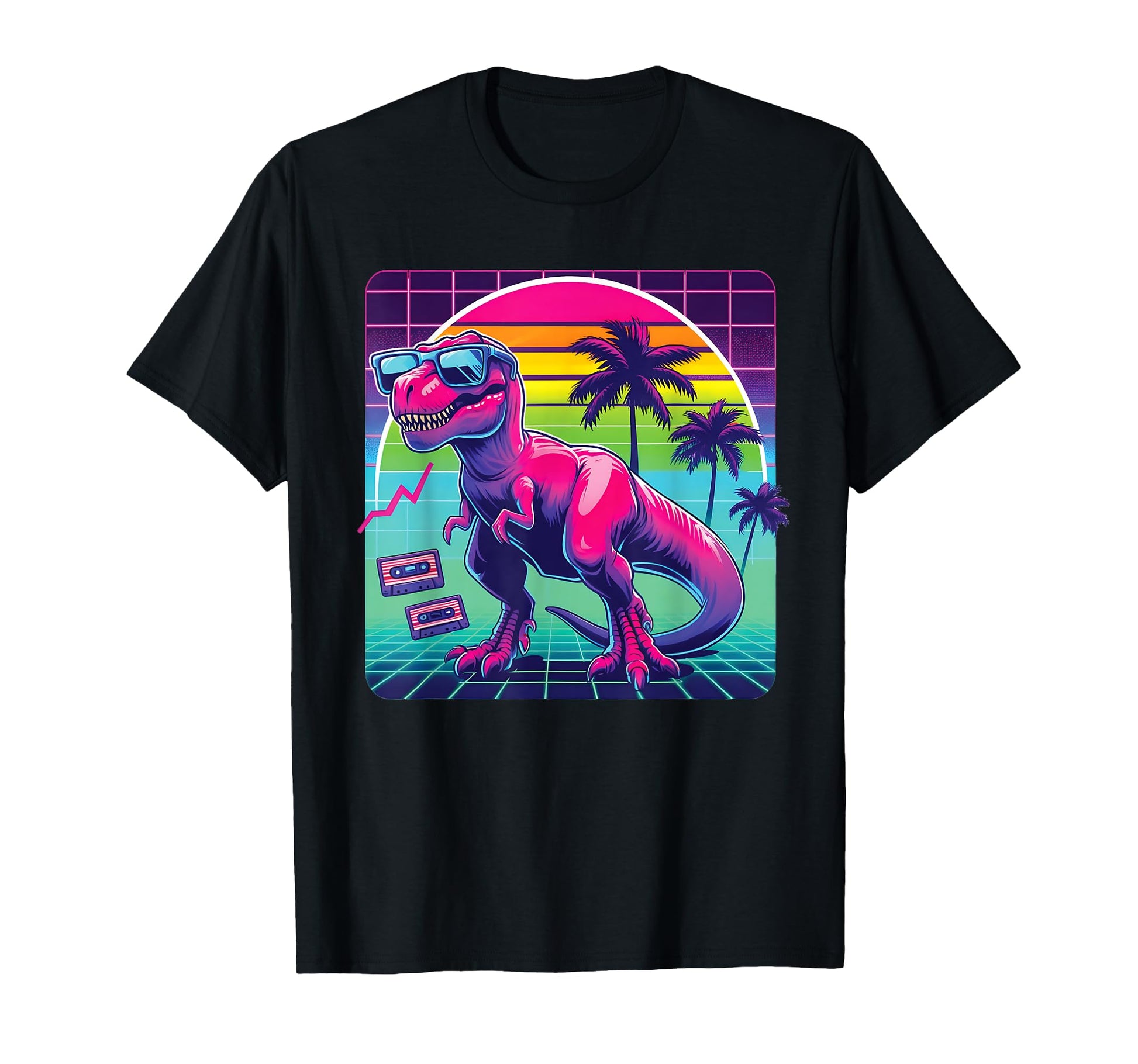 Retrowave Synthwave Aesthetic T-Shirt - Unique Graphic for Adults - T-Shirt, Sweatshirt, Hoodie