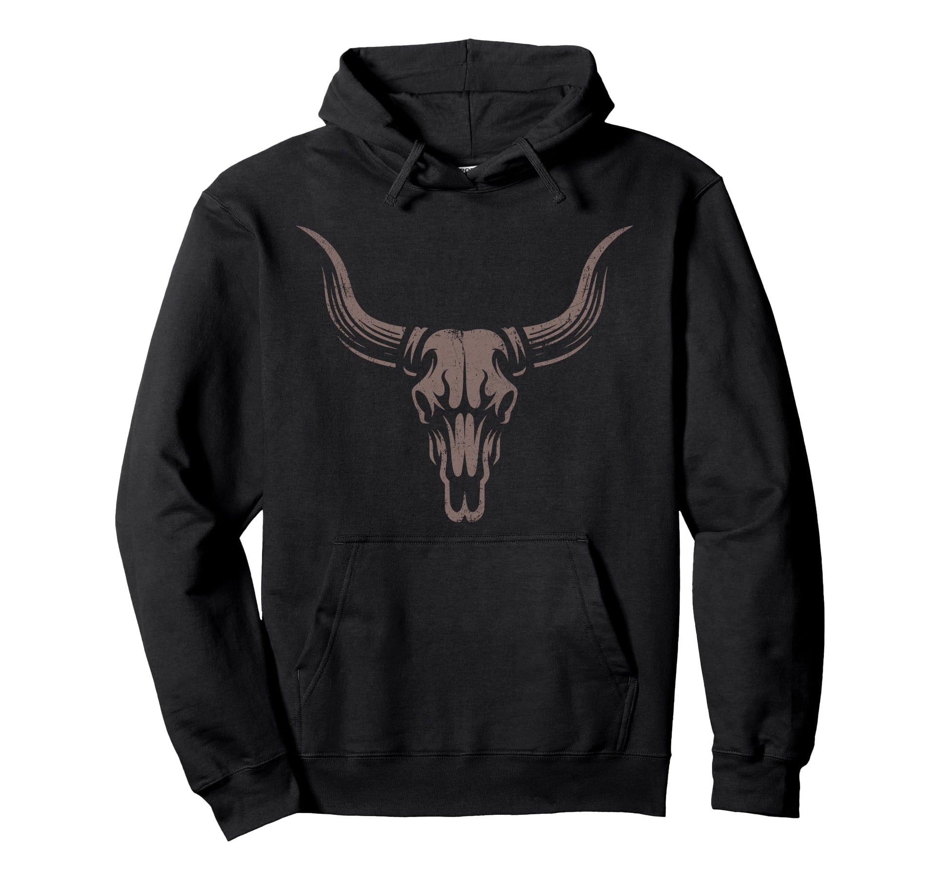 Cowgirl Cowboy Western Cow Skull Rodeo Hoodie - Trendy Graphic for Adults - T-Shirt, Sweatshirt, Hoodie