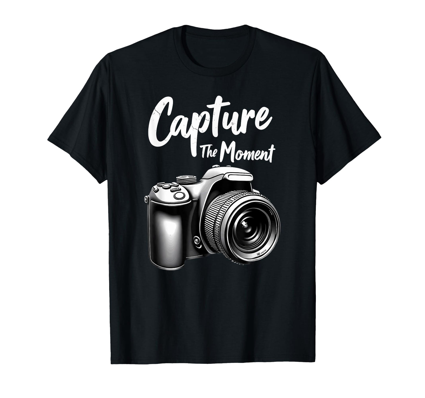 Capture Moment Camera Photography T-Shirt - Fun Novelty Design Unisex - T-Shirt, Sweatshirt, Hoodie