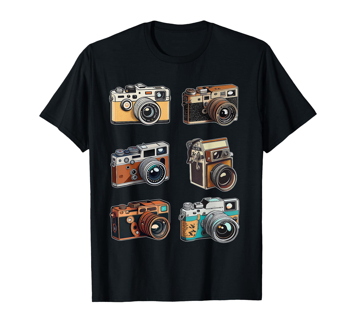 Camera Lover Photographer Film T-Shirt - Fun Novelty Design for Adults - T-Shirt, Sweatshirt, Hoodie