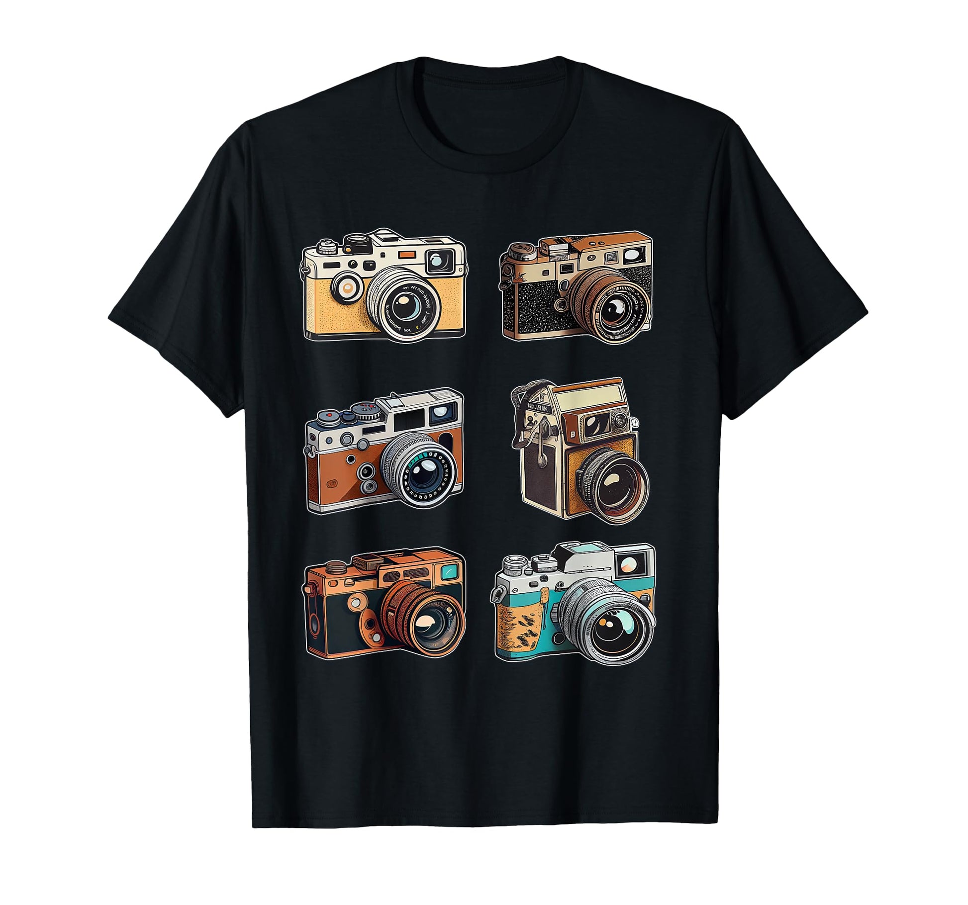 Camera Lover Photographer Film T-Shirt - Fun Novelty Design for Adults - T-Shirt, Sweatshirt, Hoodie