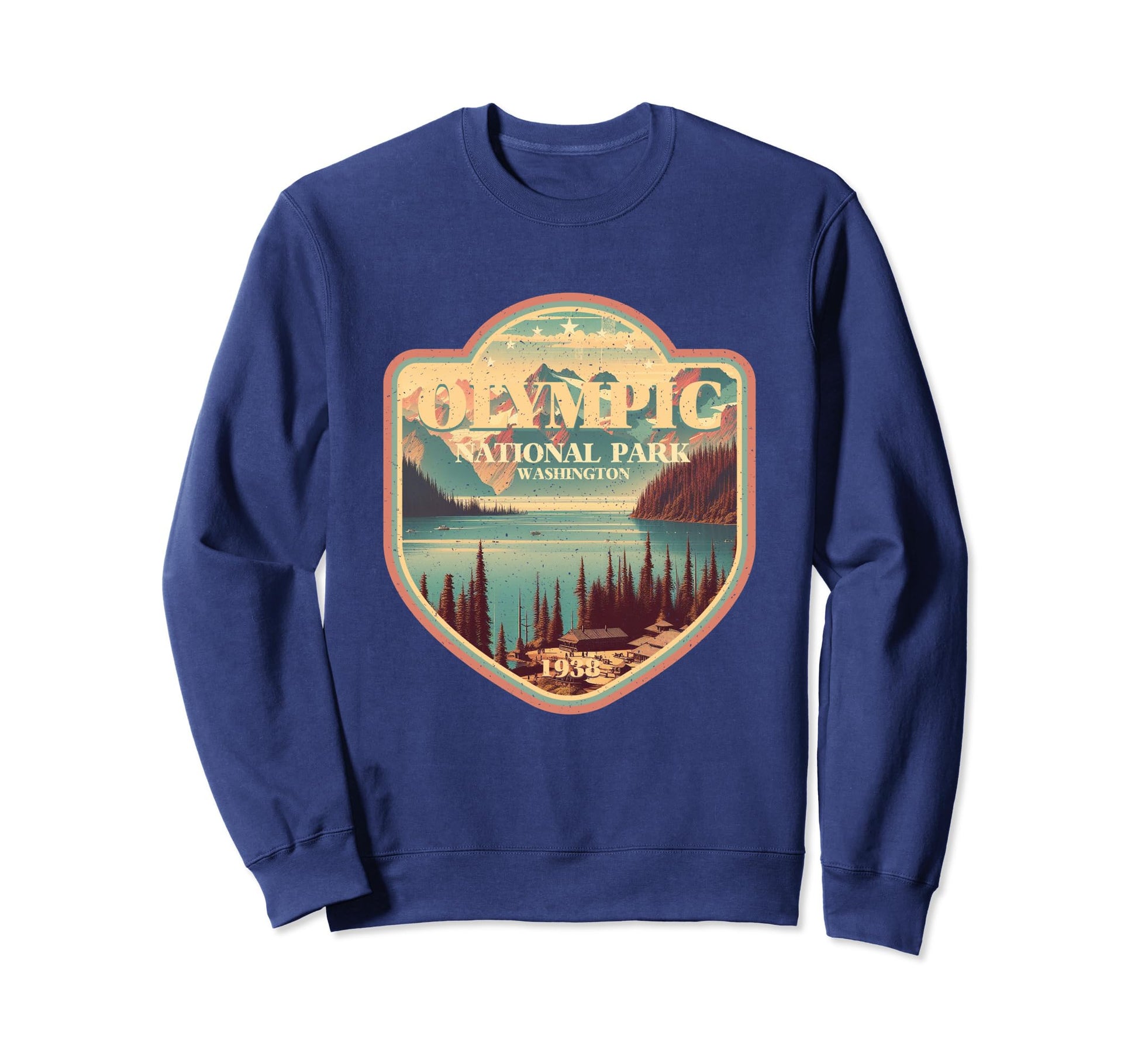 Olympic National Park Washington Sweatshirt - Unique Graphic Men Women - T-Shirt, Sweatshirt, Hoodie