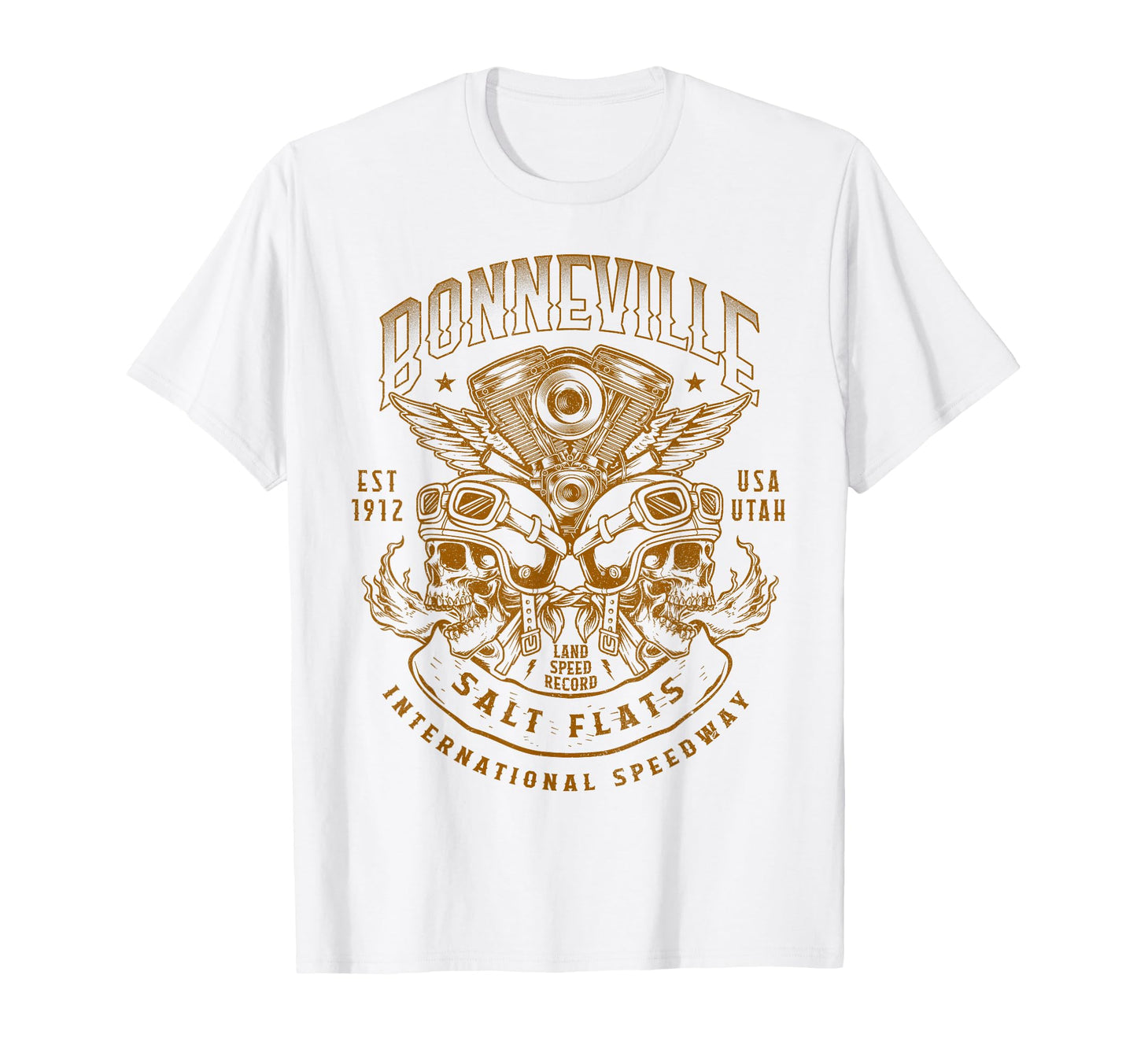 Bonneville Salt Flats Motorcycle T-Shirt - Casual Everyday Wear Unisex - T-Shirt, Sweatshirt, Hoodie