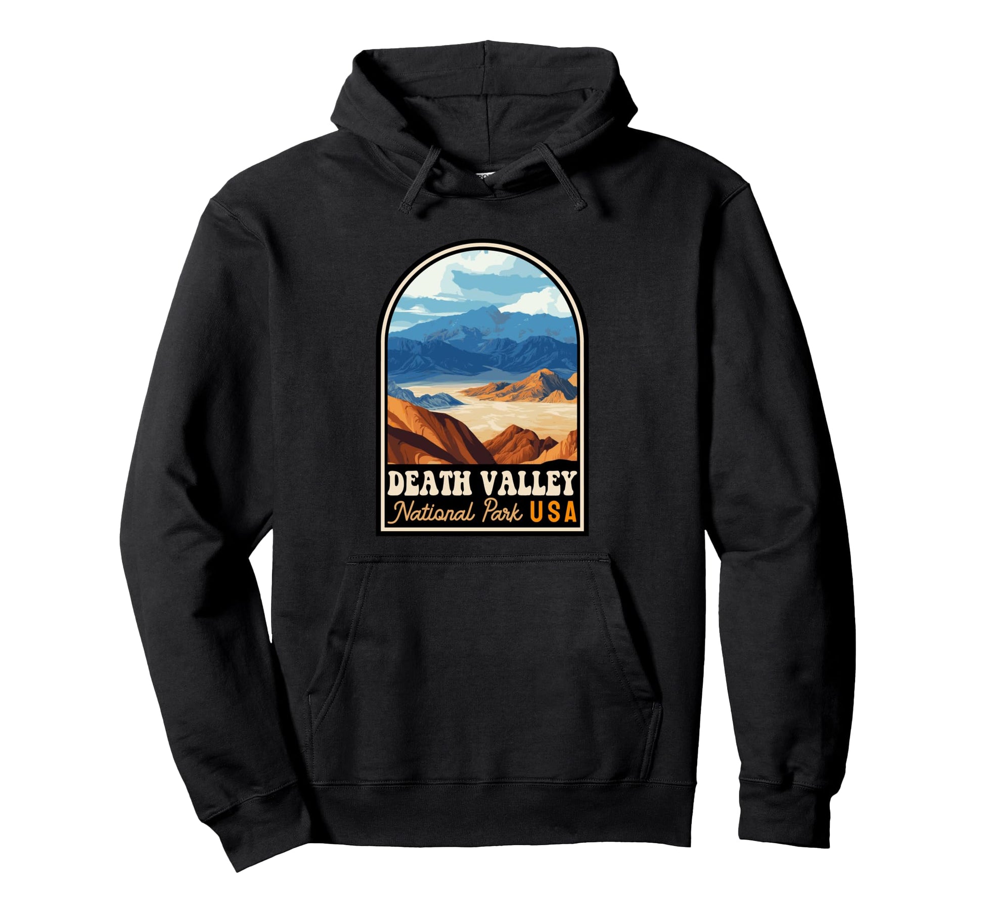 Death Valley National Park California Hoodie - Minimalist Print Men Women - T-Shirt, Sweatshirt, Hoodie