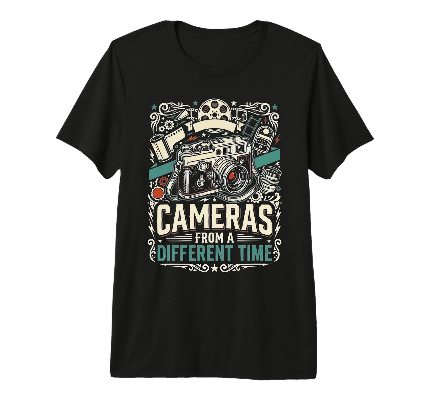 Camera Collector Photography T-Shirt - Minimalist Print Unisex - T-Shirt, Sweatshirt, Hoodie