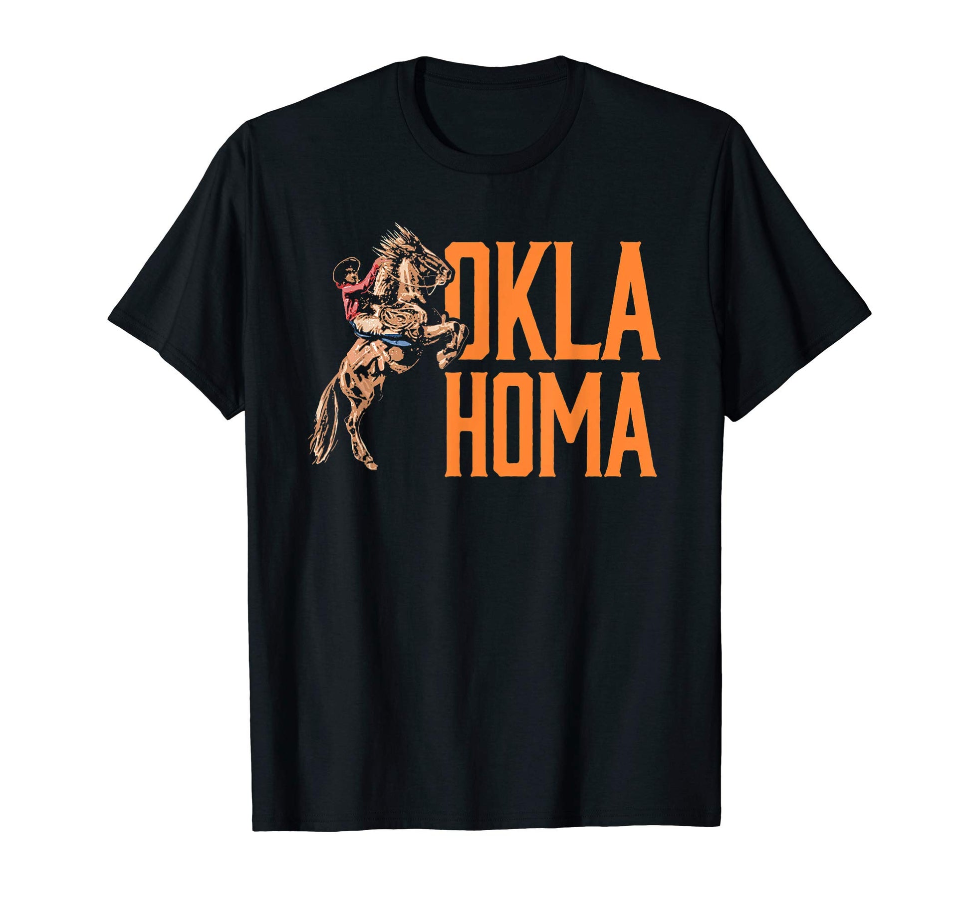 Oklahoma Roping Cowboy T-Shirt - Trendy Graphic Unisex - T-Shirt, Sweatshirt, Hoodie