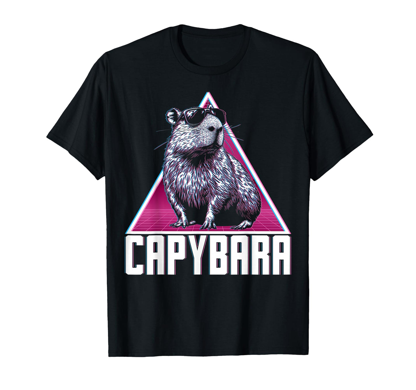 Capybara Capibara Sunglasses T-Shirt - Casual Everyday Wear for Adults - T-Shirt, Sweatshirt, Hoodie