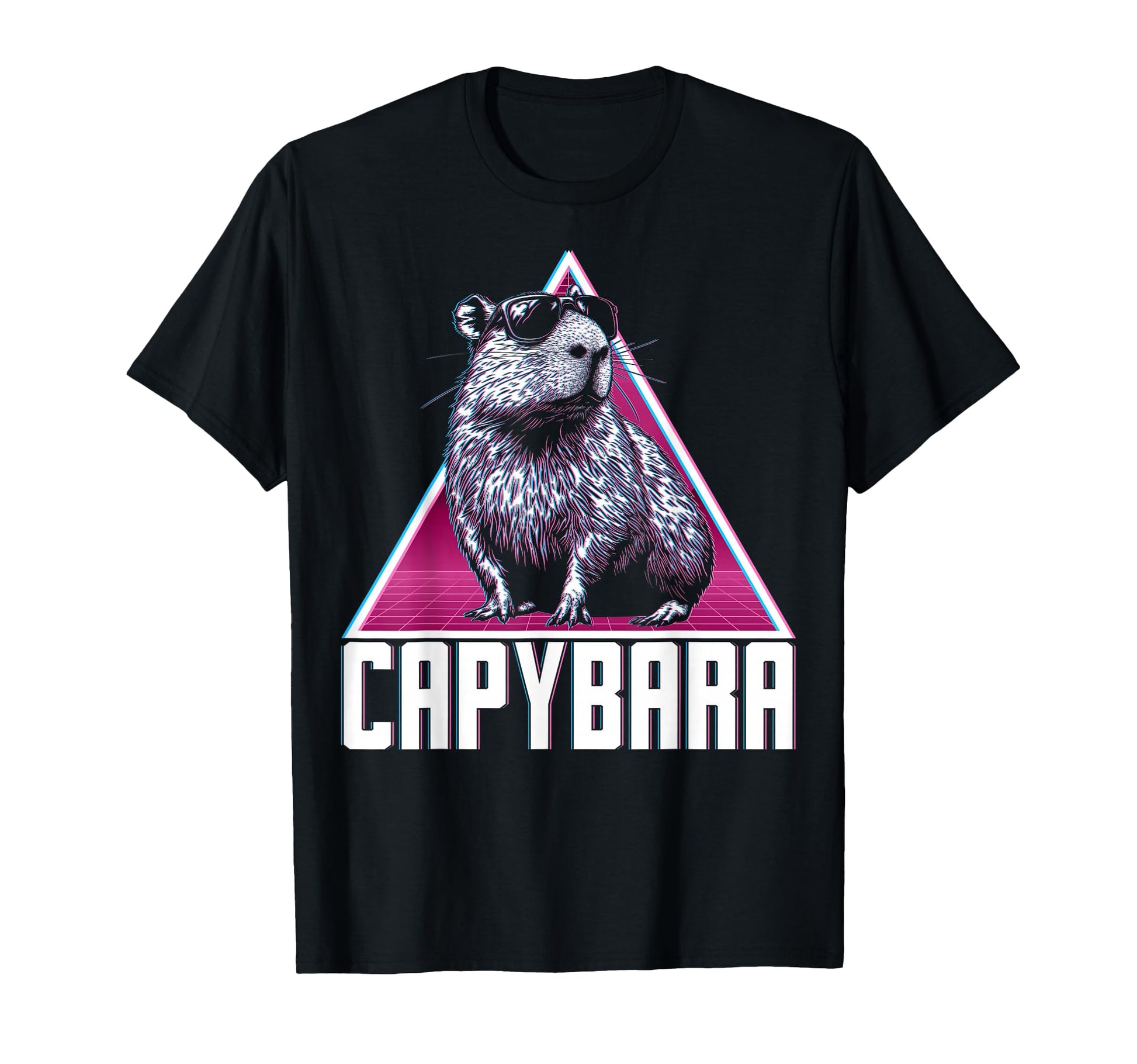 Capybara Capibara Sunglasses T-Shirt - Casual Everyday Wear for Adults - T-Shirt, Sweatshirt, Hoodie