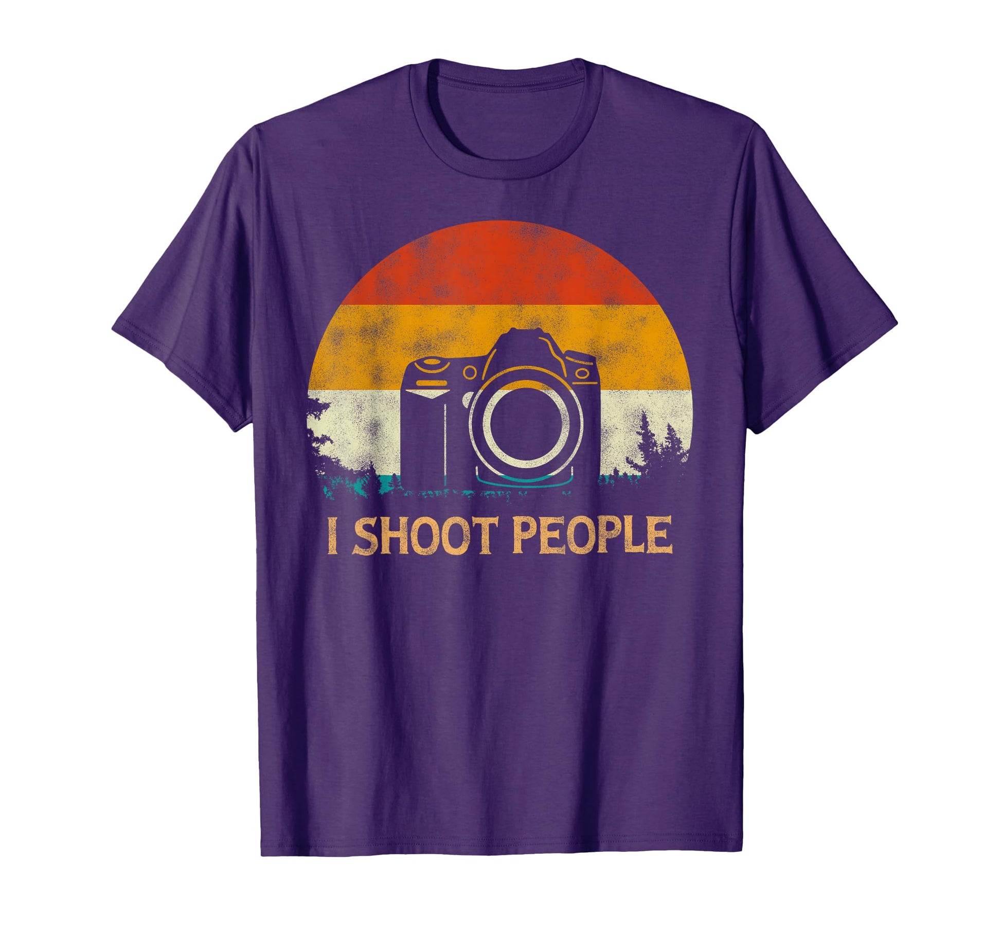 Shutterbug Pine Tree Camera Photographer T-Shirt - Trendy Graphic Unisex - T-Shirt, Sweatshirt, Hoodie