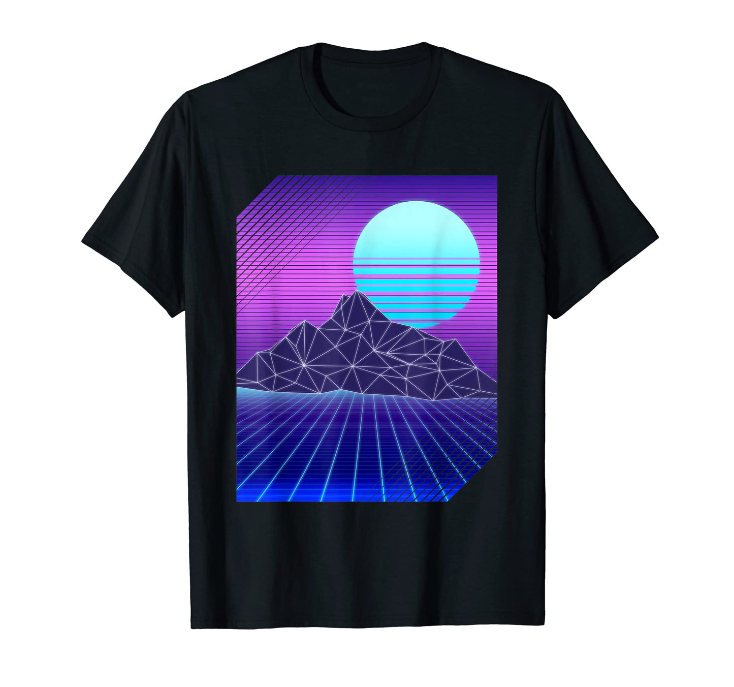 Art Vaporwave Aesthetic Moon T-Shirt - Casual Everyday Wear Men Women - T-Shirt, Sweatshirt, Hoodie