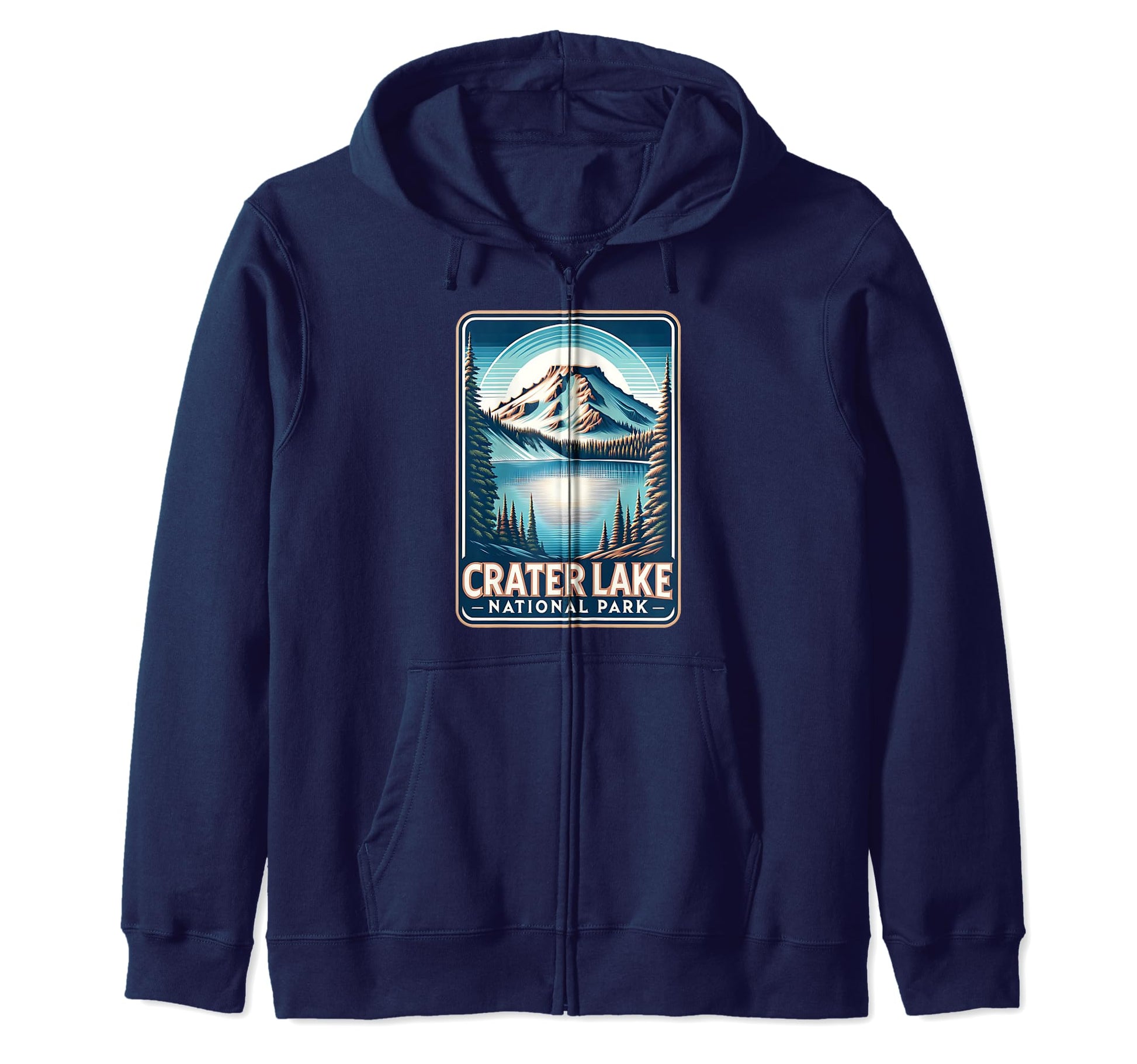 Crater Lake National Park Oregon Usa Hoodie - Trendy Graphic for Adults - T-Shirt, Sweatshirt, Hoodie