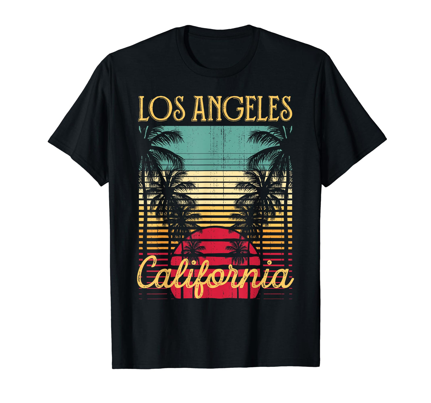 Los Angeles California 70S Surf T-Shirt - Aesthetic Graphic Men Women - T-Shirt, Sweatshirt, Hoodie