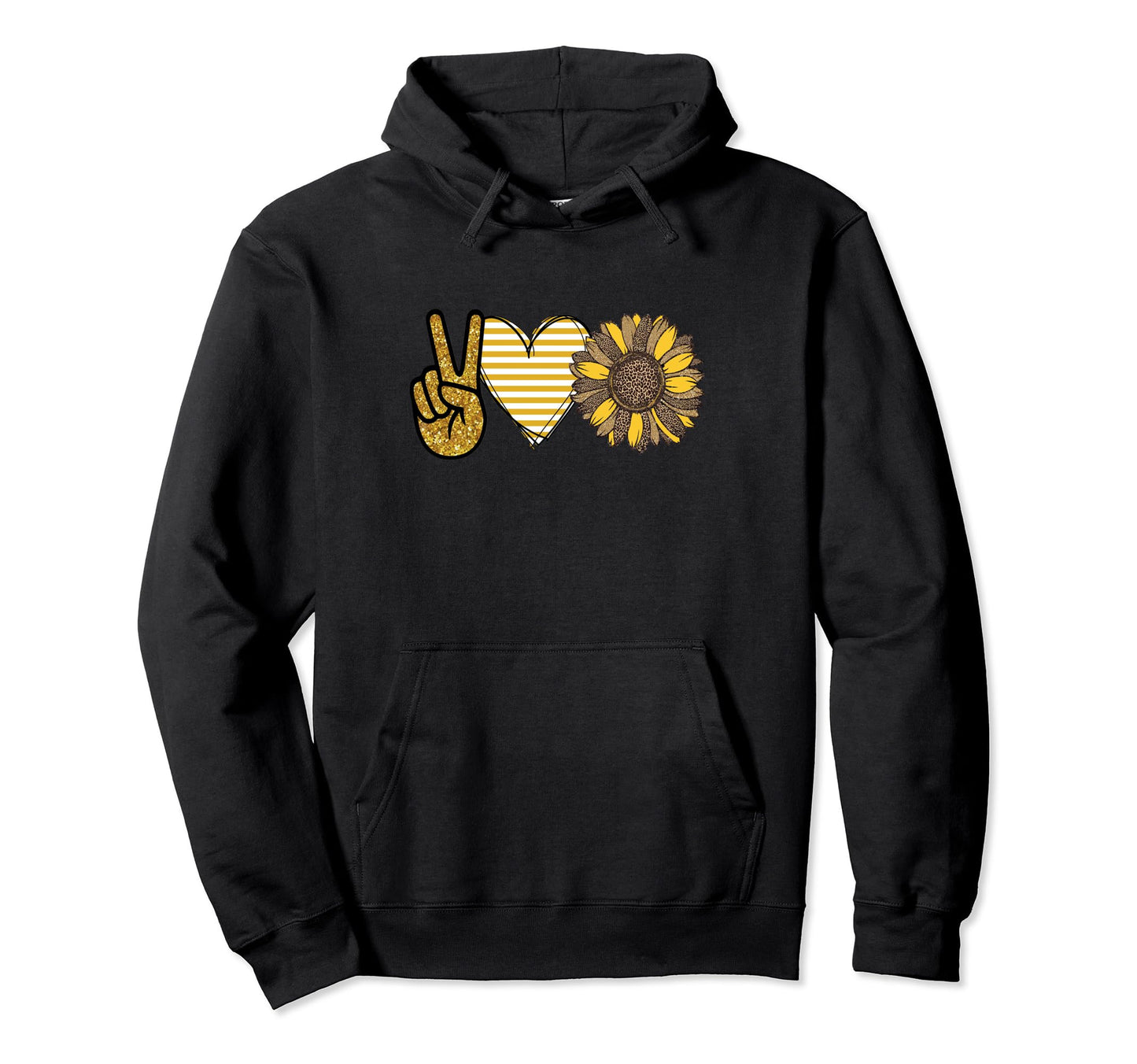 Peace Love Sunshine Hoodie - Minimalist Print Unisex - T-Shirt, Sweatshirt, Hoodie