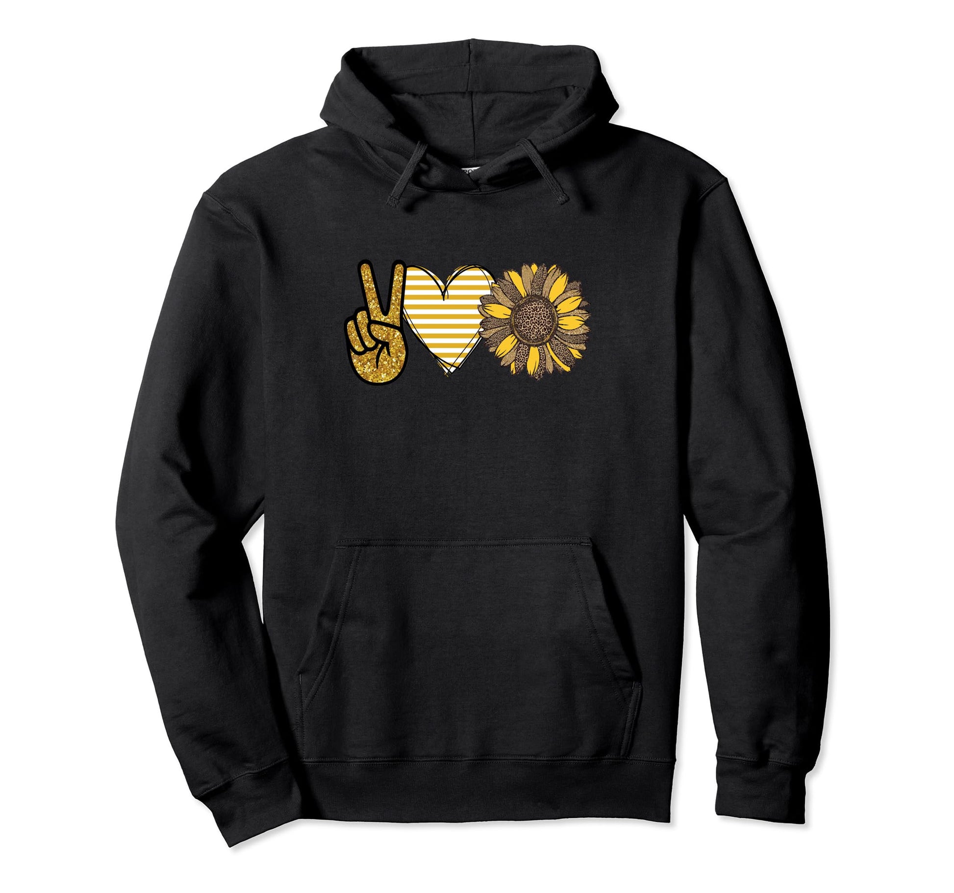 Peace Love Sunshine Hoodie - Minimalist Print Unisex - T-Shirt, Sweatshirt, Hoodie