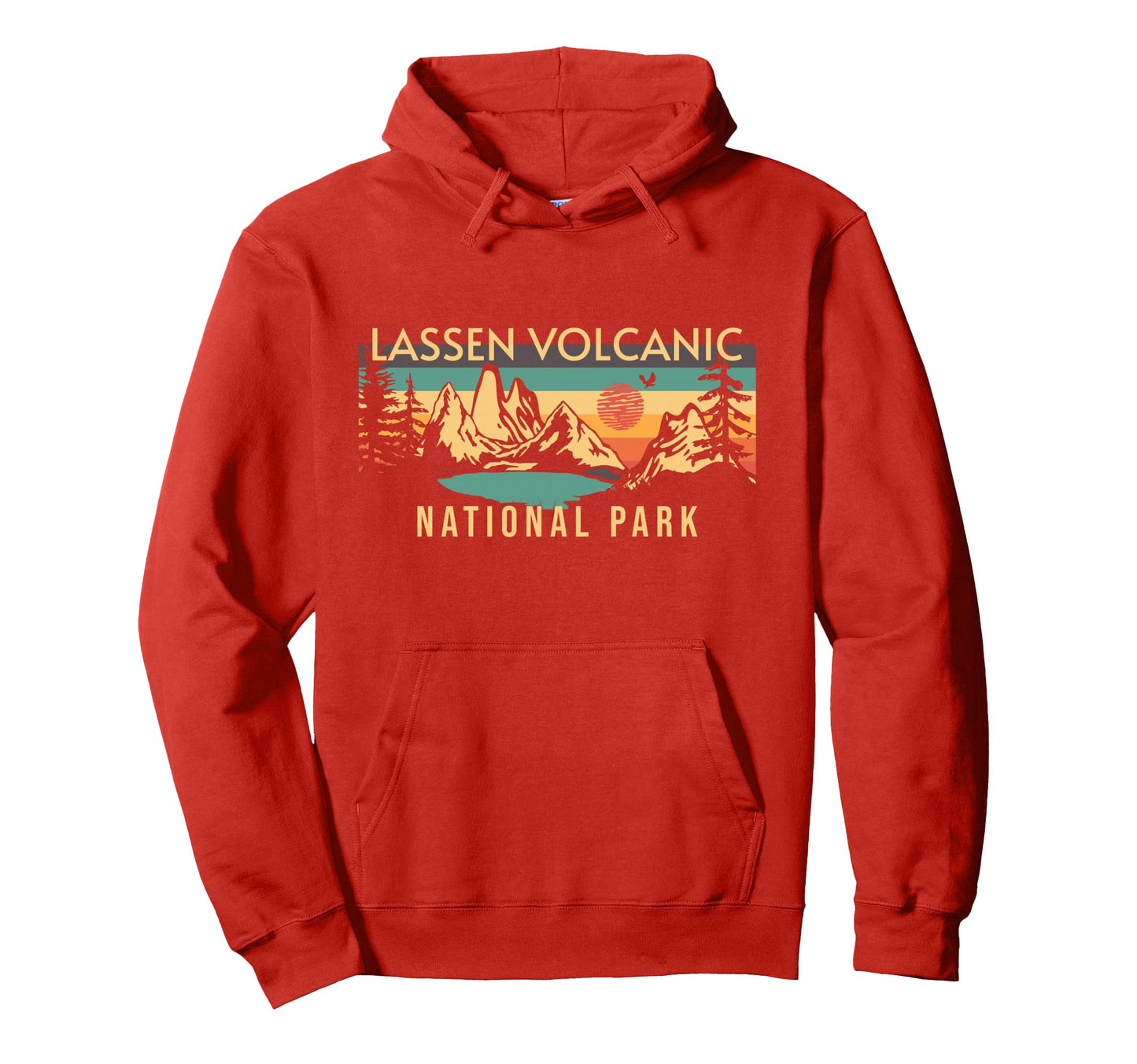 Lassen Volcanic National Park Sweatshirt - Trendy Graphic for Adults - T-Shirt, Sweatshirt, Hoodie