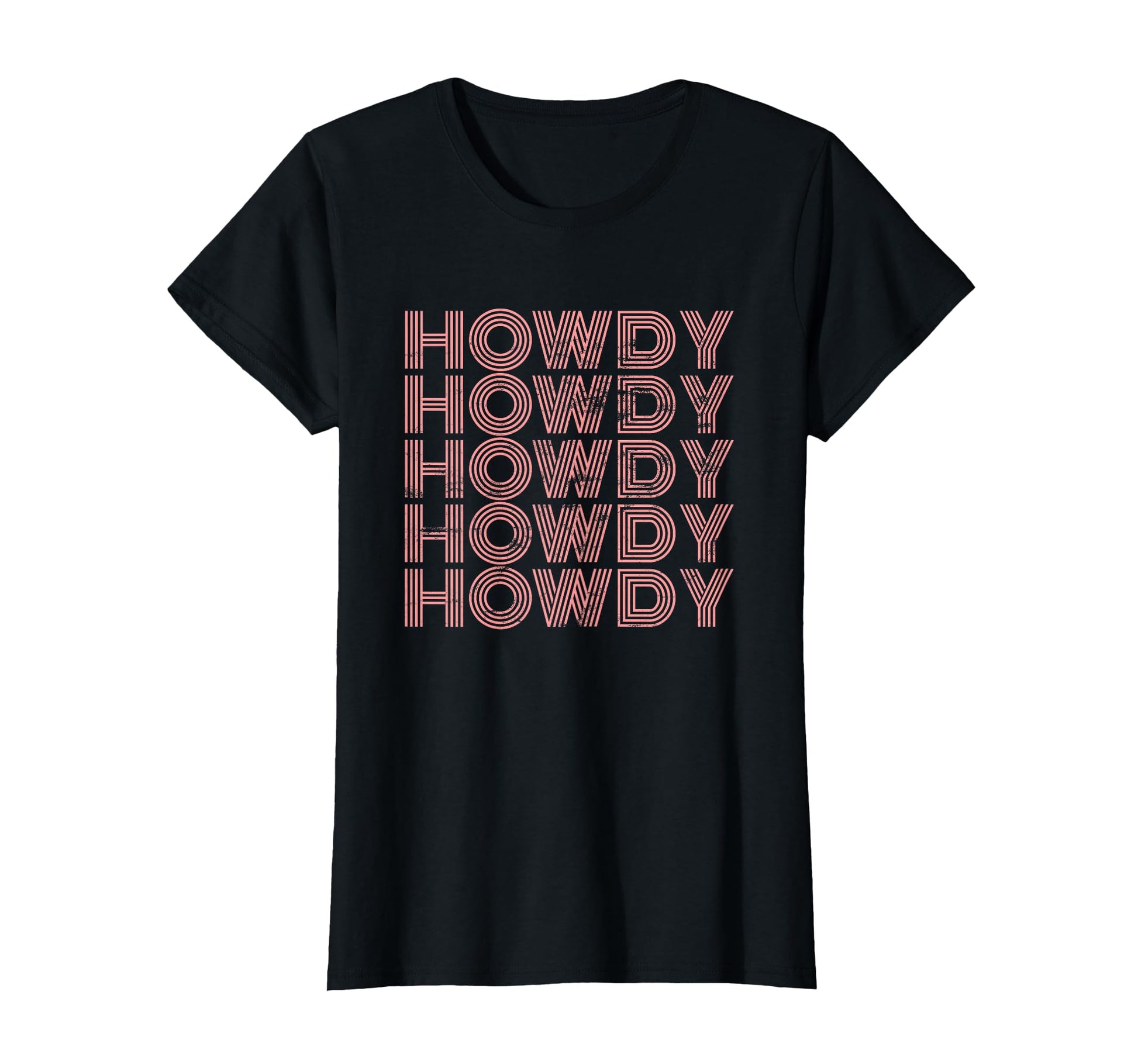 Howdy Rodeo Western Country Distressed T-Shirt - Graphic Print Unisex - T-Shirt, Sweatshirt, Hoodie