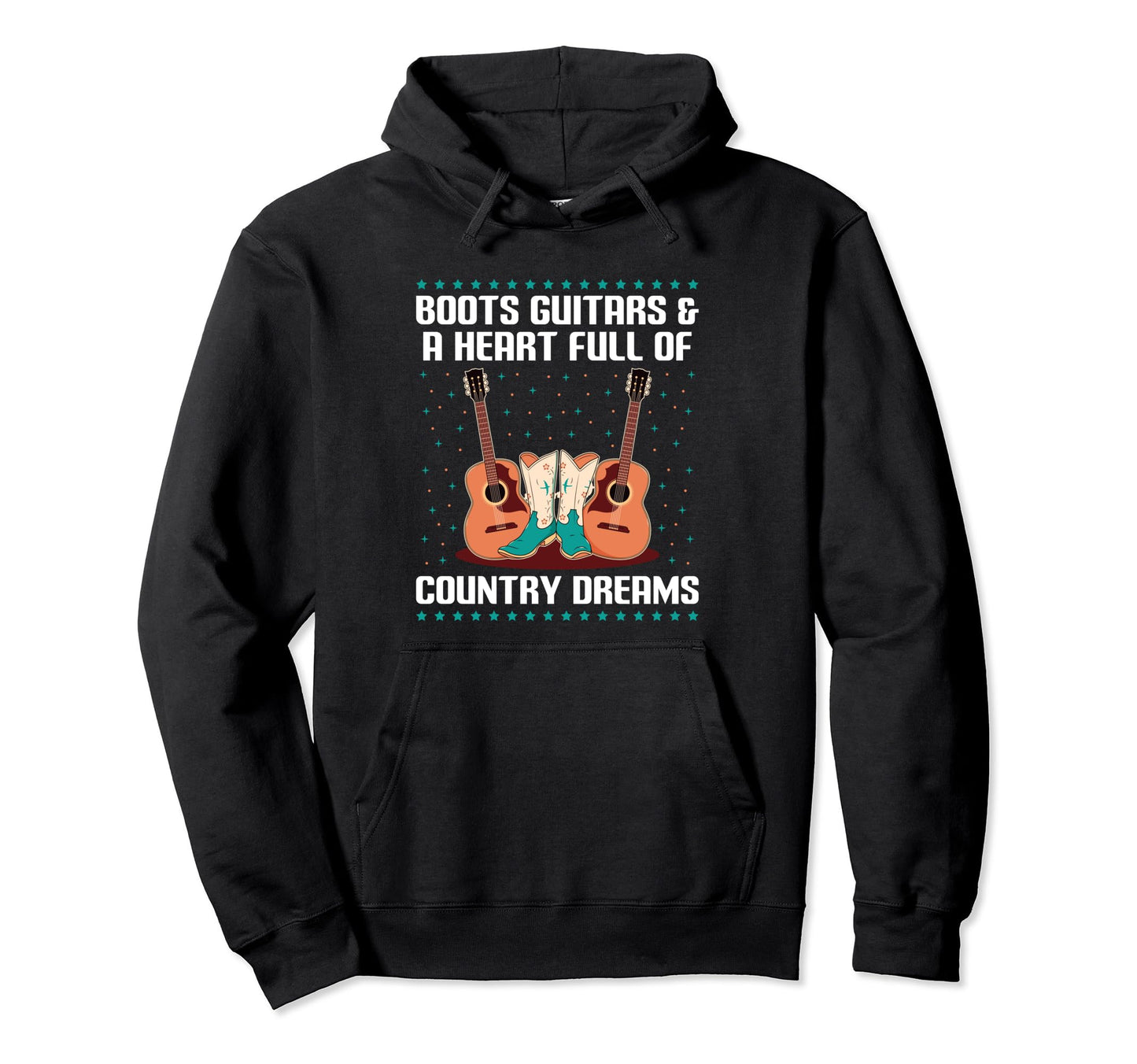 County Music Music Lover Western Hoodie - Novelty Apparel for Adults - T-Shirt, Sweatshirt, Hoodie