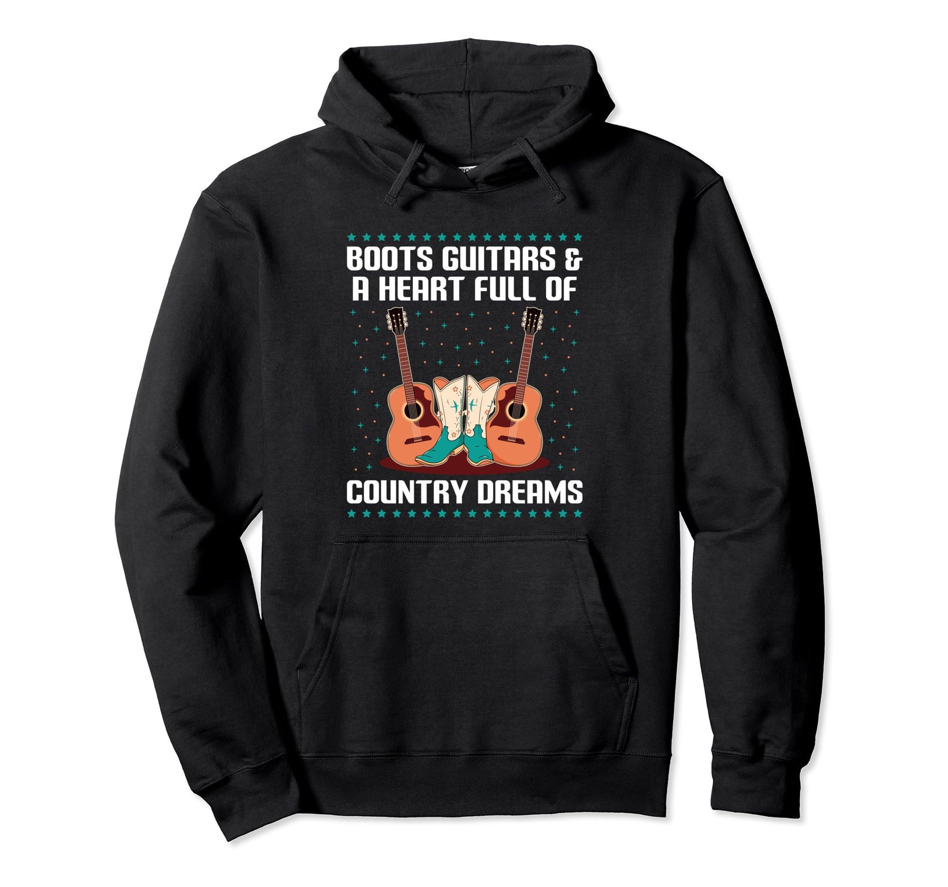 County Music Music Lover Western Hoodie - Novelty Apparel for Adults - T-Shirt, Sweatshirt, Hoodie