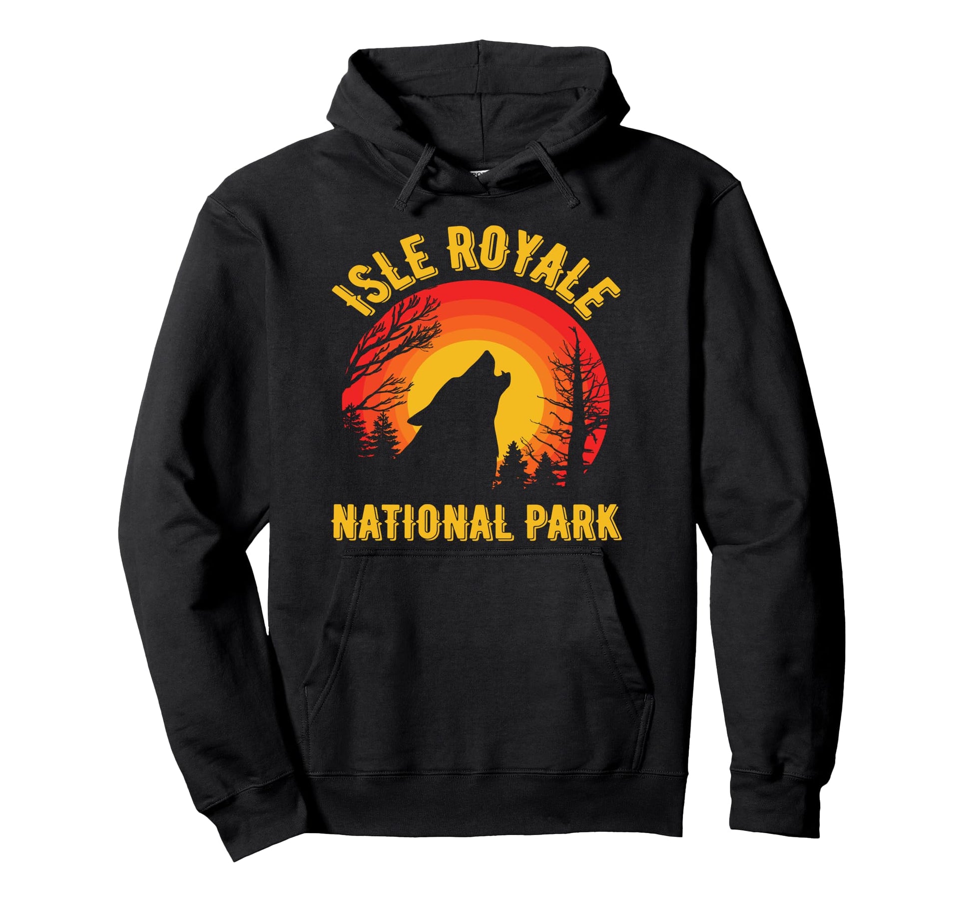 Isle Royale National Park Michigan Usa Hoodie - Trendy Graphic Men Women - T-Shirt, Sweatshirt, Hoodie