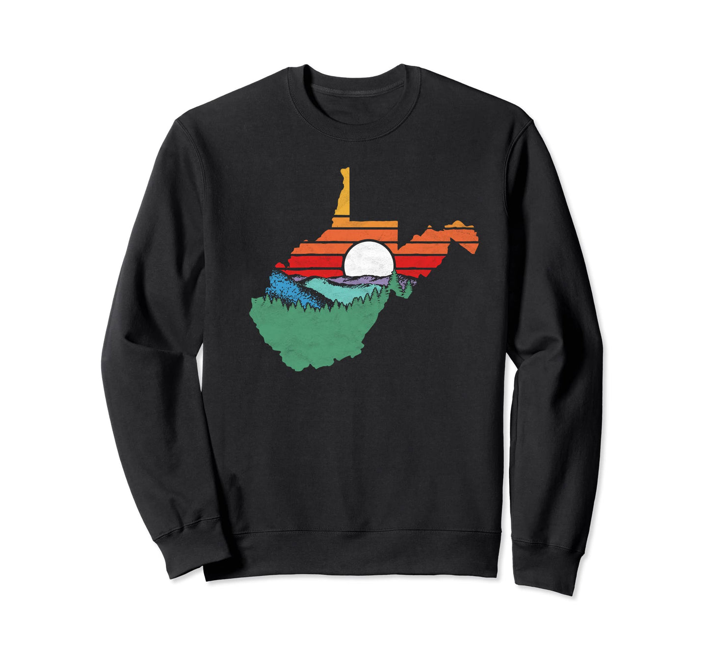 West Virginia Outdoors Nature Sweatshirt - Casual Everyday Wear Unisex - T-Shirt, Sweatshirt, Hoodie