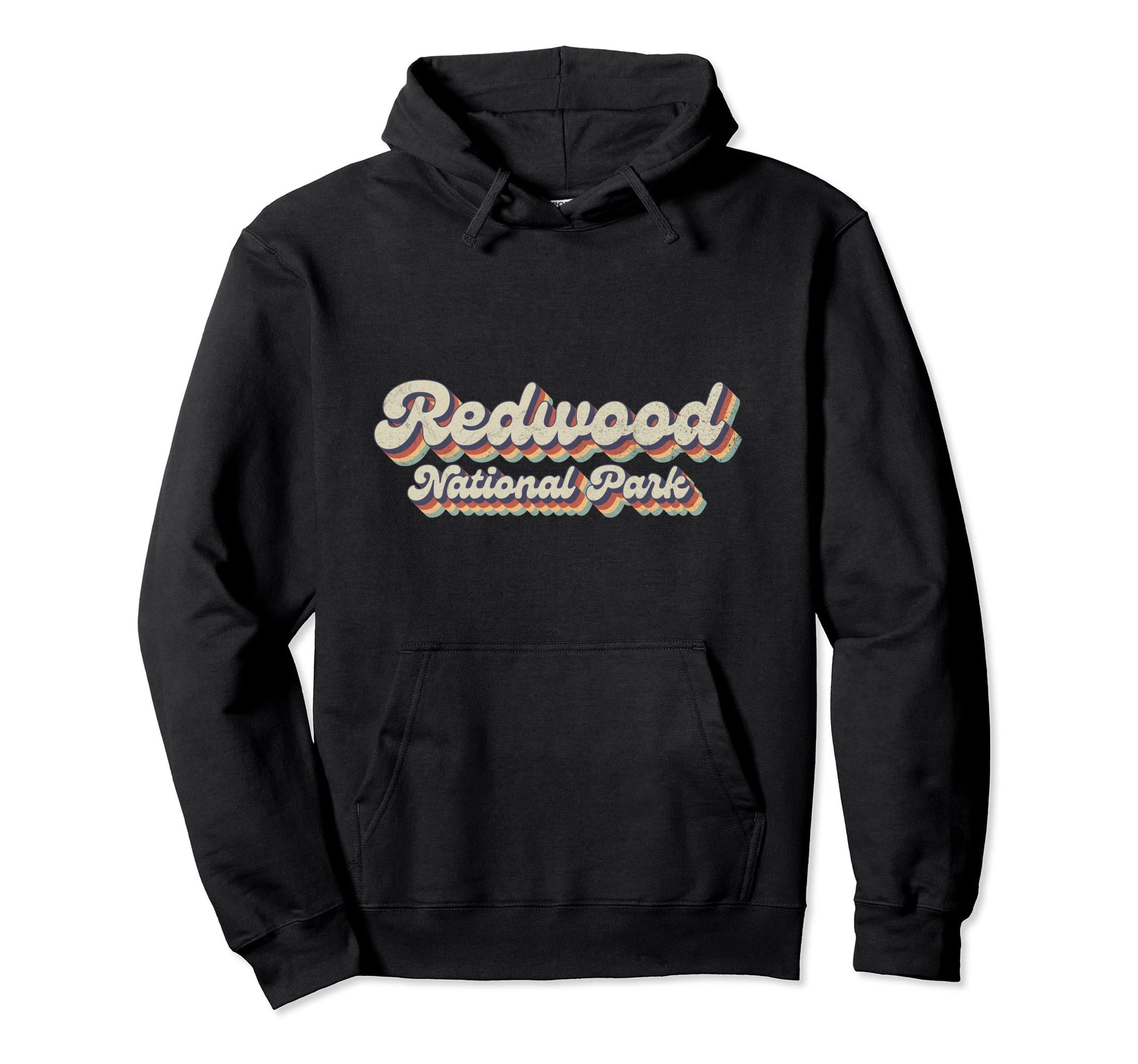 70S 80S Usa National Park Redwood Hoodie - Streetwear Style Unisex - T-Shirt, Sweatshirt, Hoodie